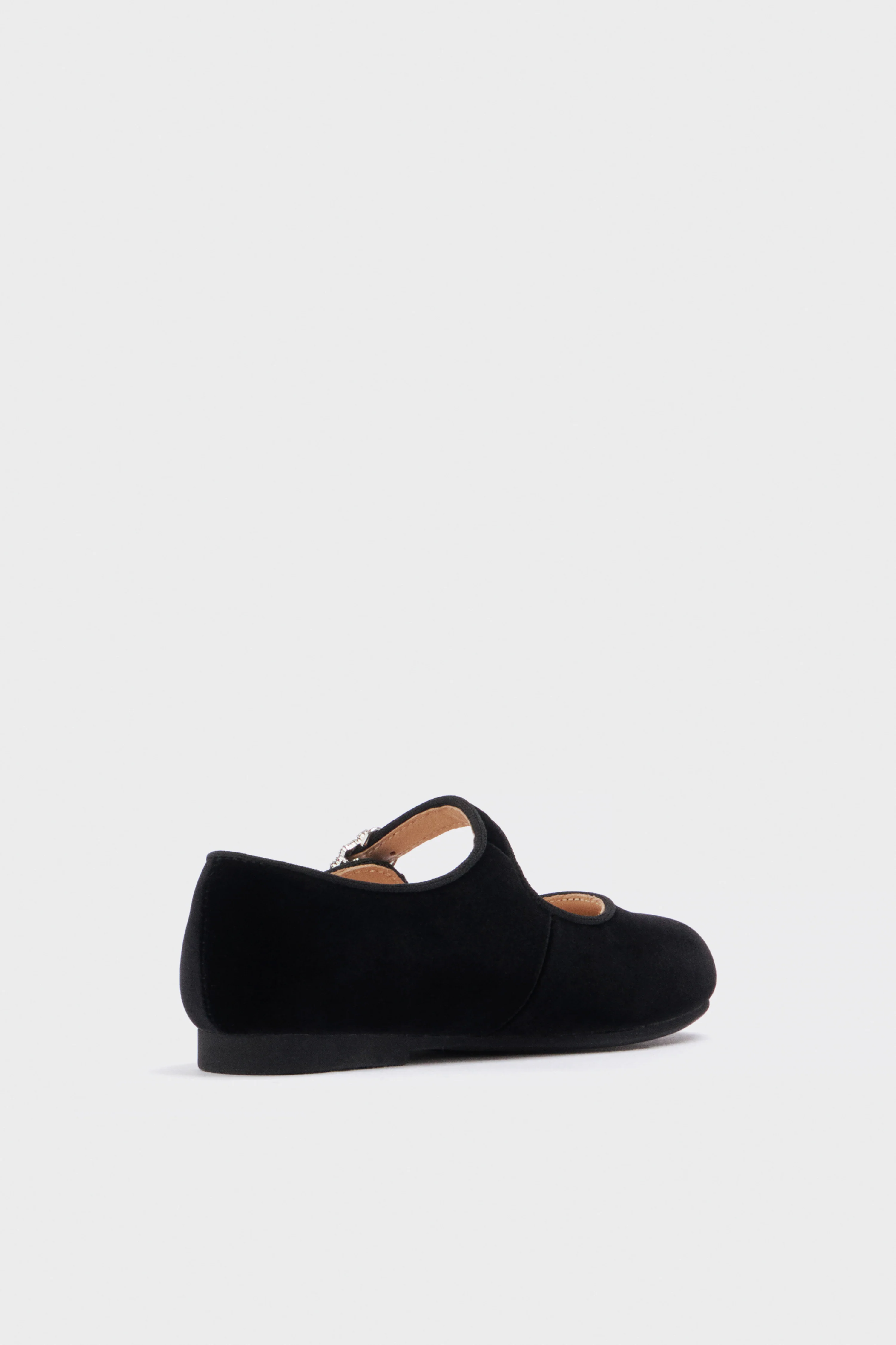EMBELLISHED VELVET BALLET PUMPS - Image 4