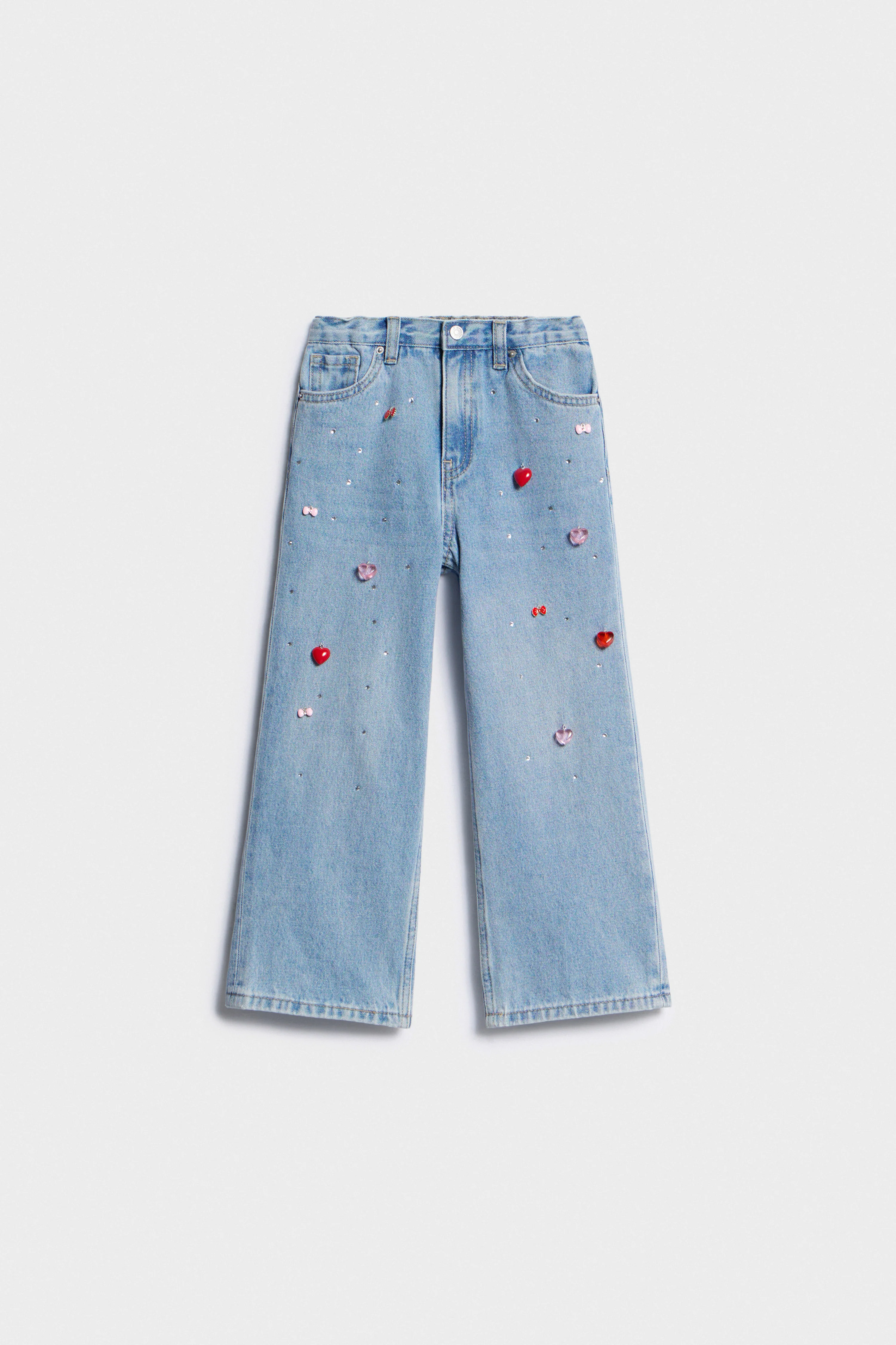 EMBELLISHED WIDE-LEG JEANS - Image 6