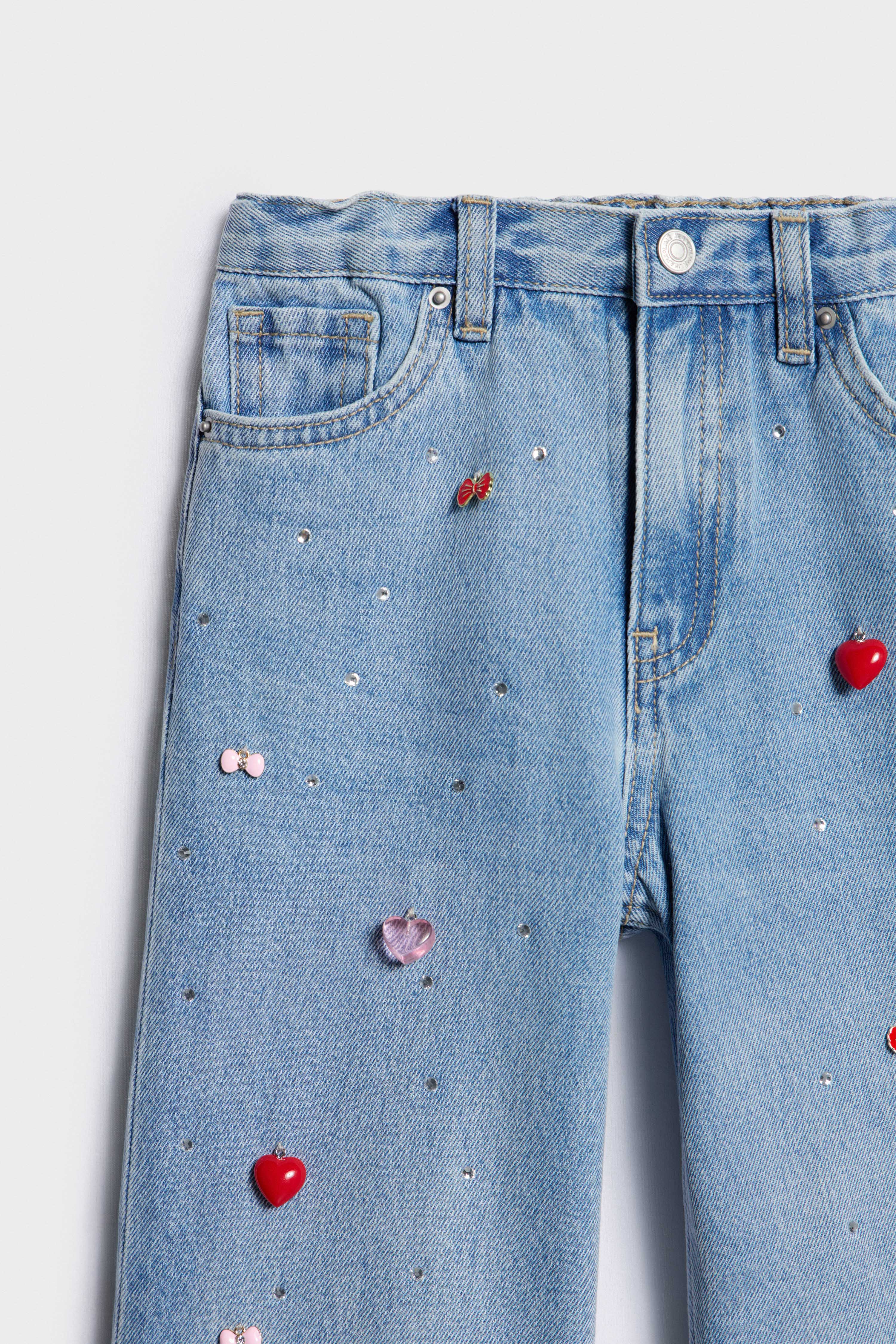 EMBELLISHED WIDE-LEG JEANS - Image 8