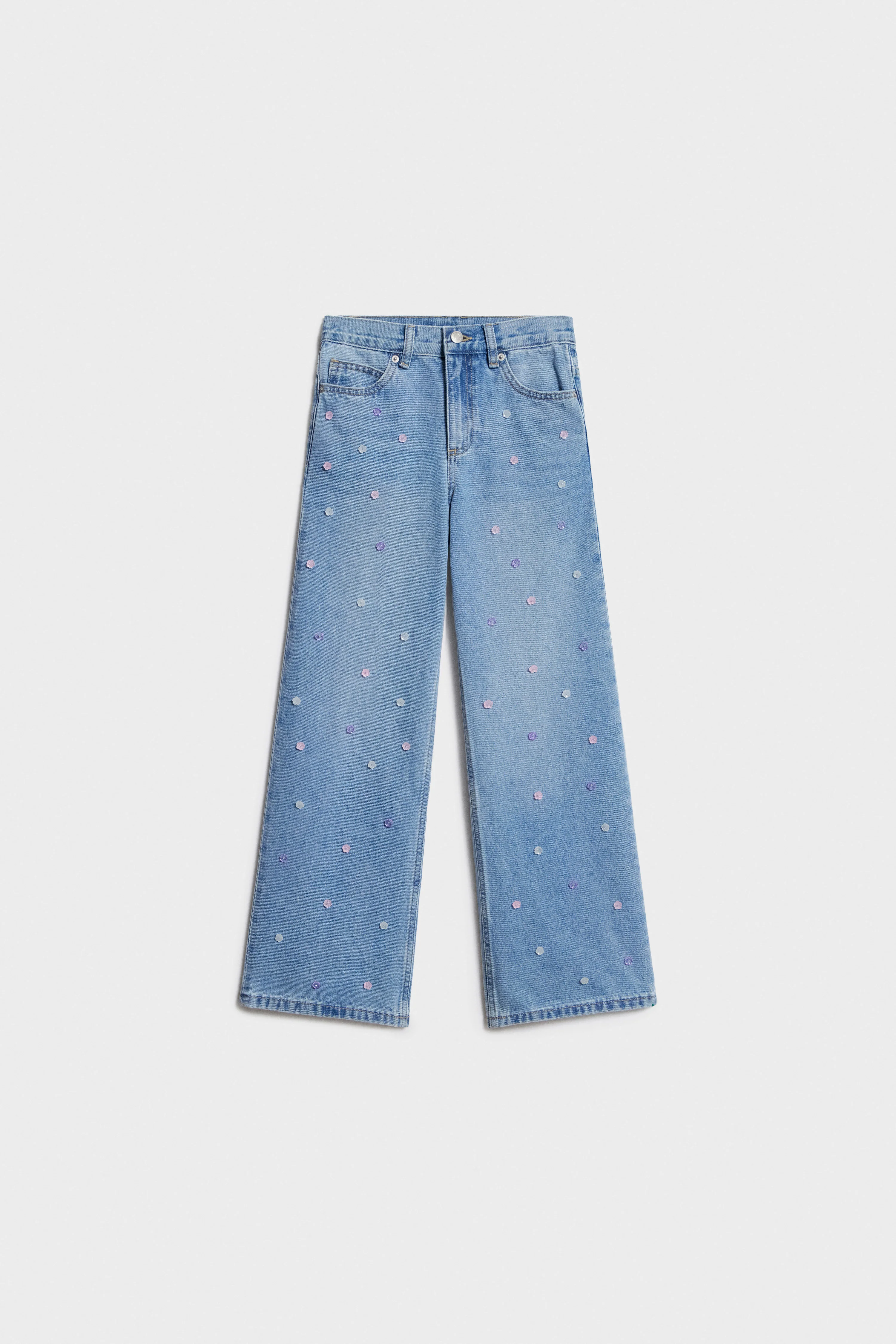 EMBELLISHED WIDE-LEG JEANS - Image 4