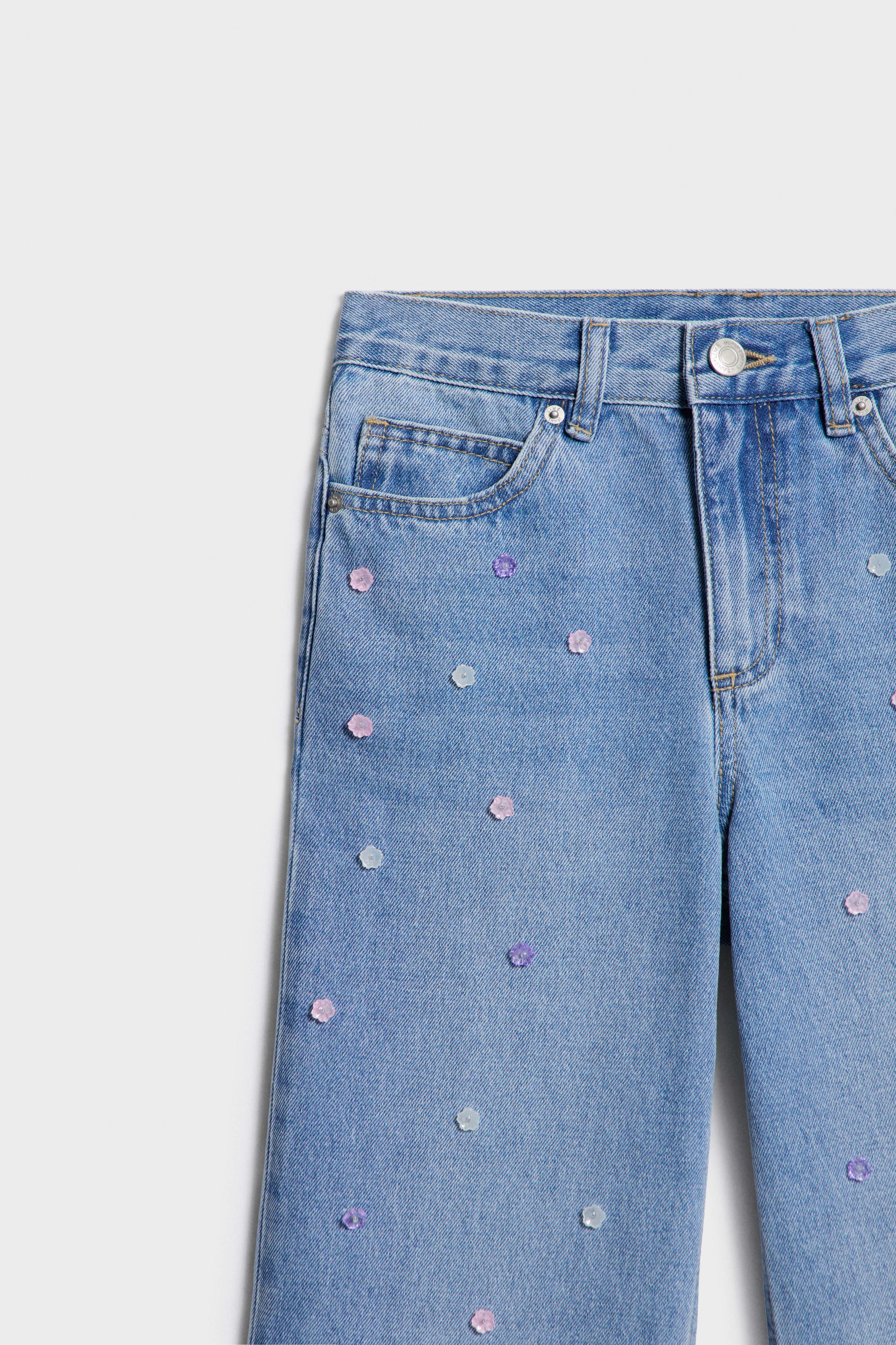 EMBELLISHED WIDE-LEG JEANS - Image 6