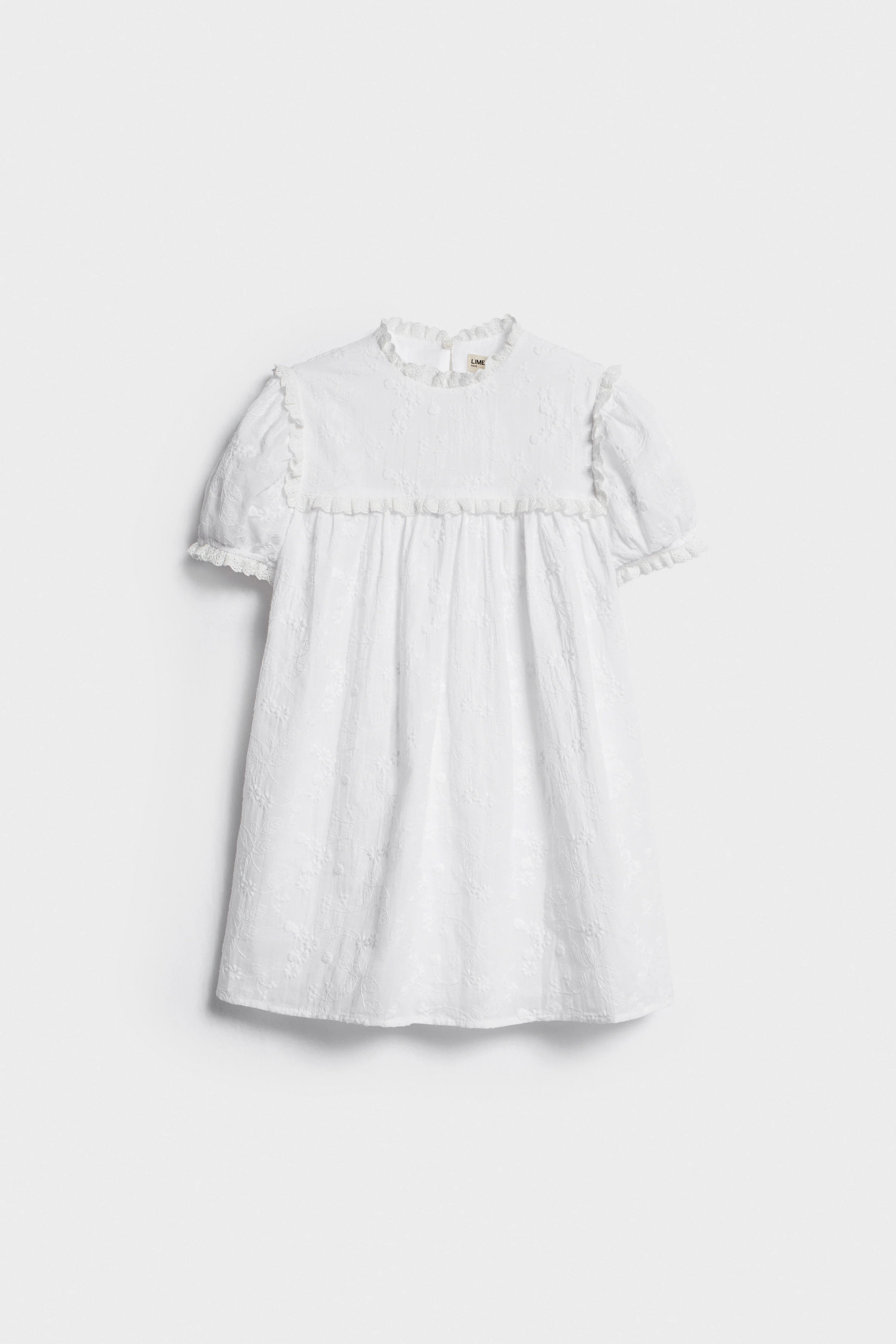 EMBROIDERED COTTON DRESS - Image 3