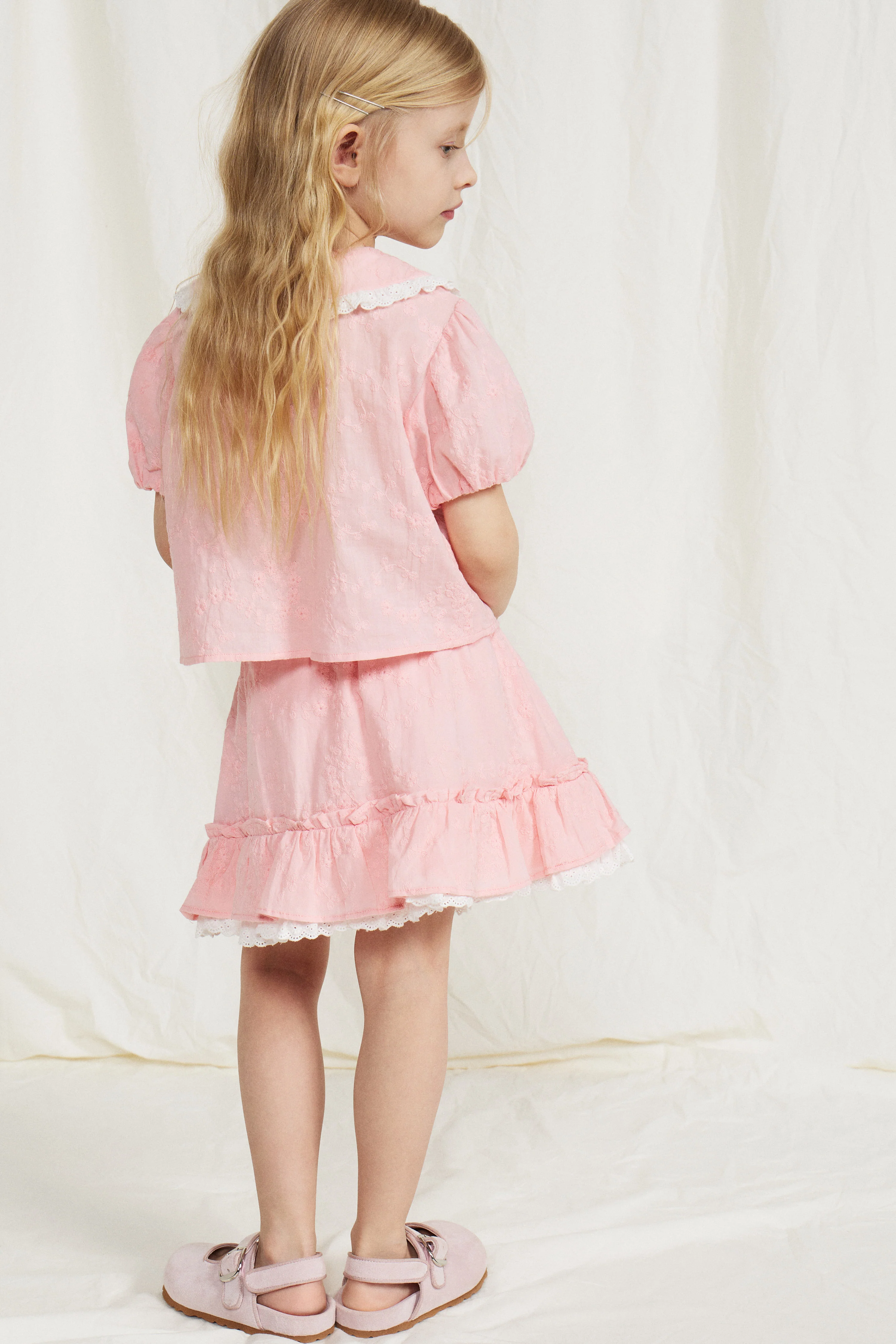 EMBROIDERED COTTON SKIRT - Image 3