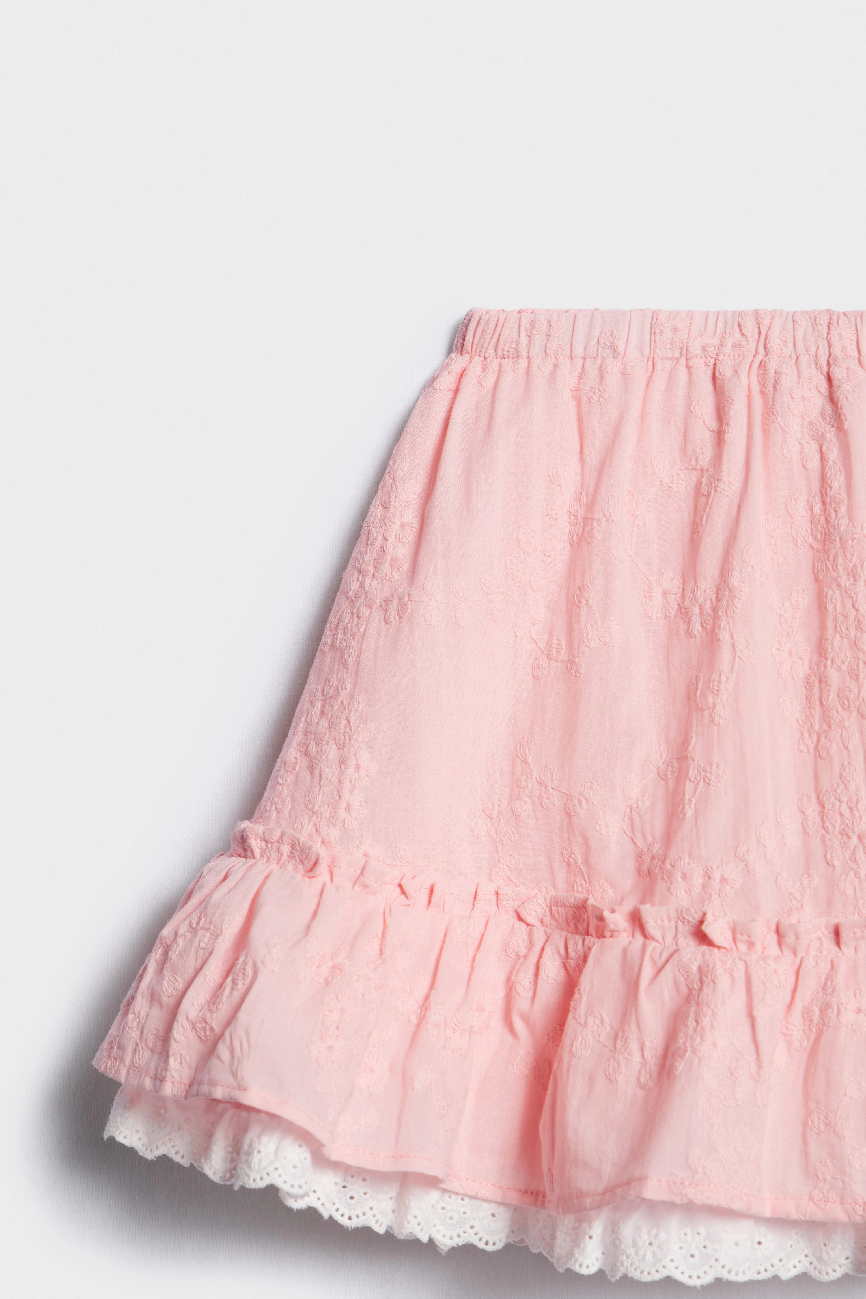 EMBROIDERED COTTON SKIRT - Image 6