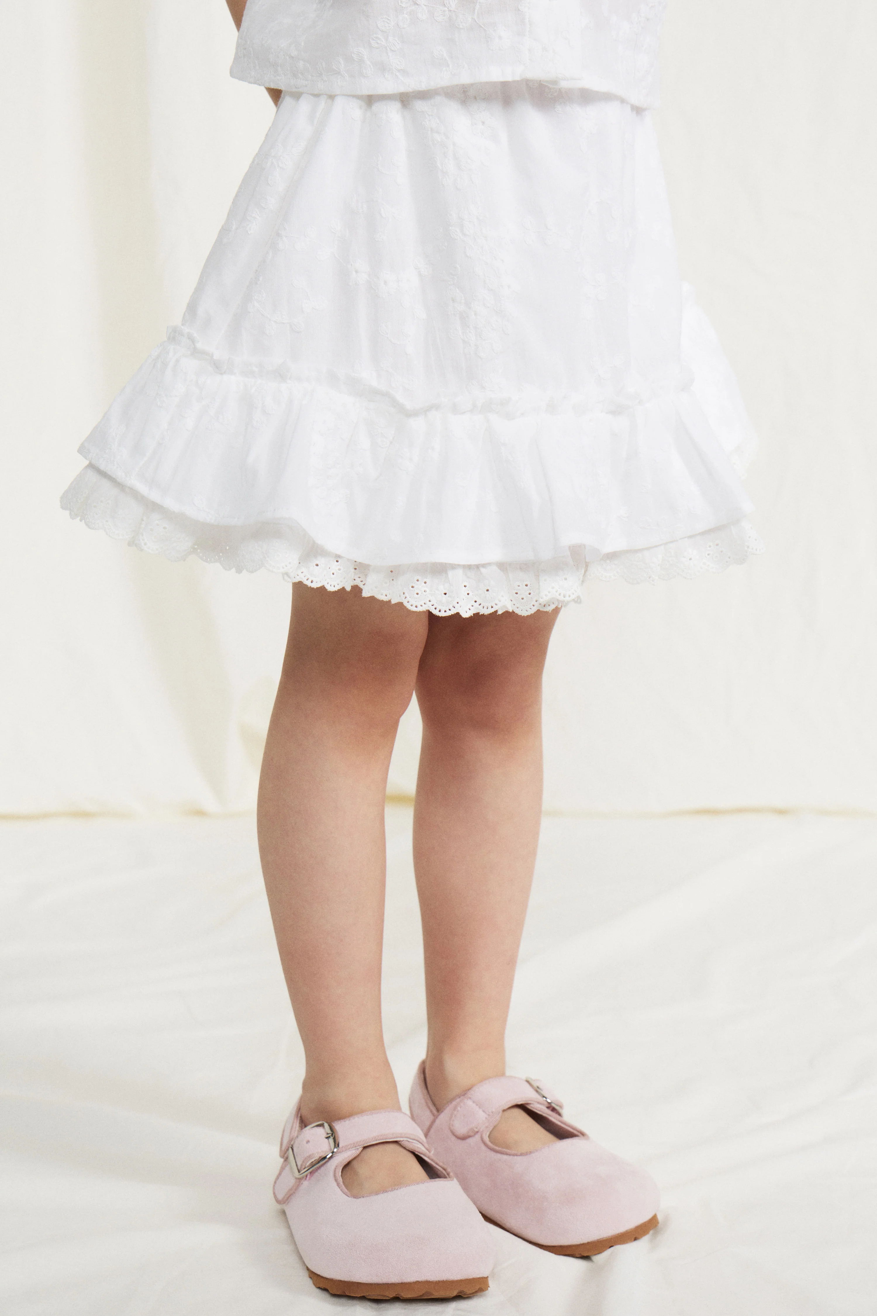 EMBROIDERED COTTON SKIRT - Image 2