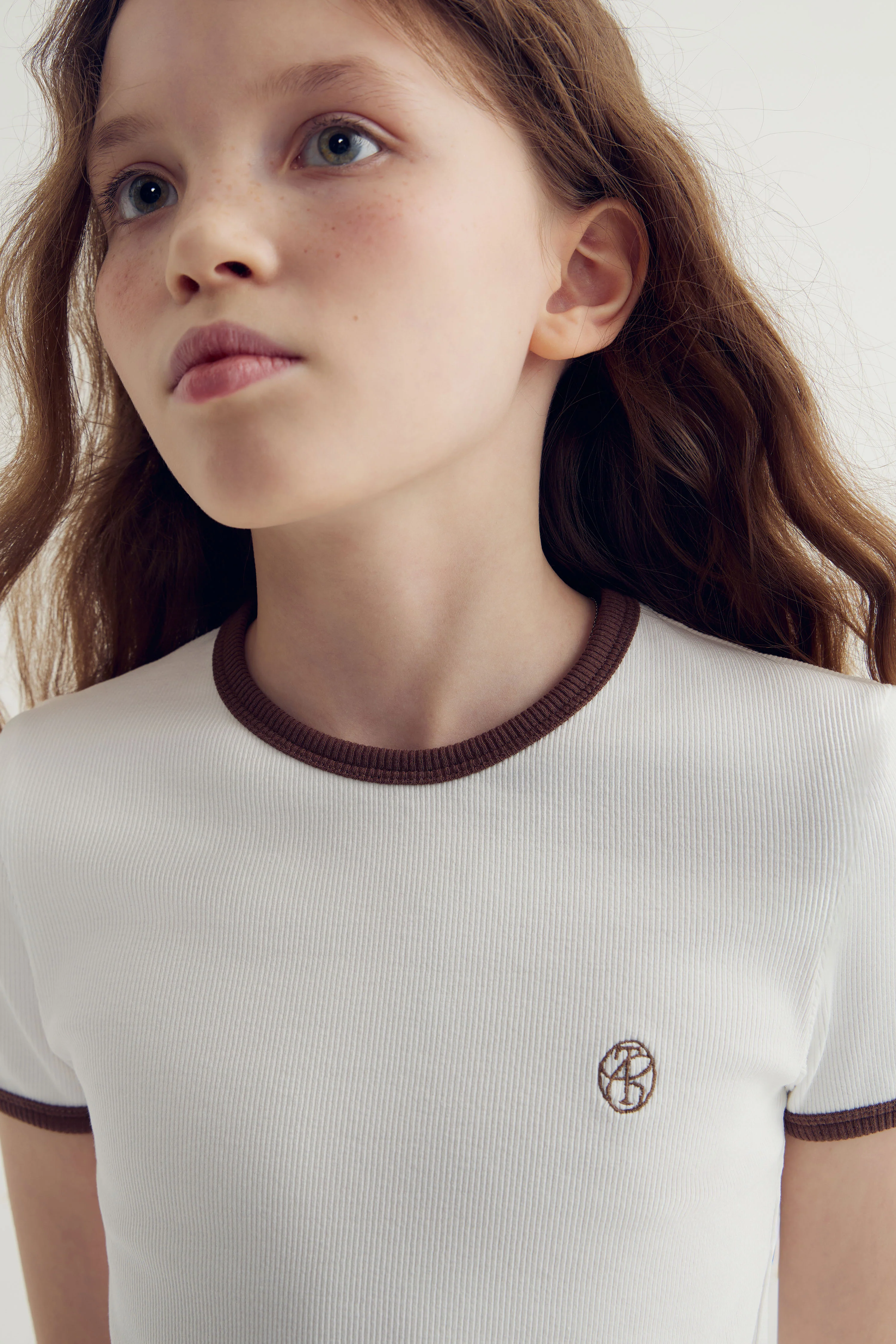 EMBROIDERED-DETAIL COTTON T-SHIRT - Image 3