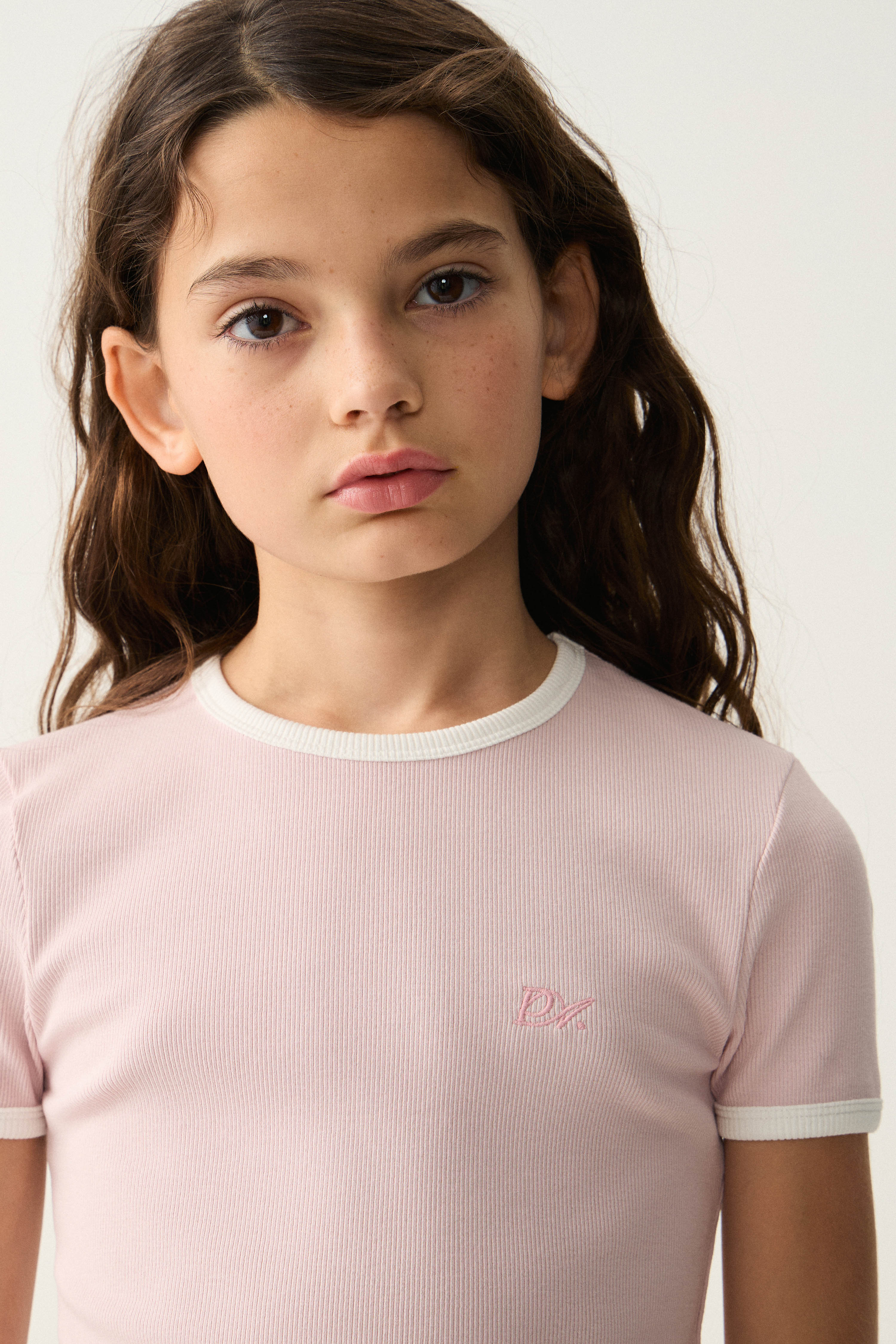 EMBROIDERED-DETAIL COTTON T-SHIRT - Image 2