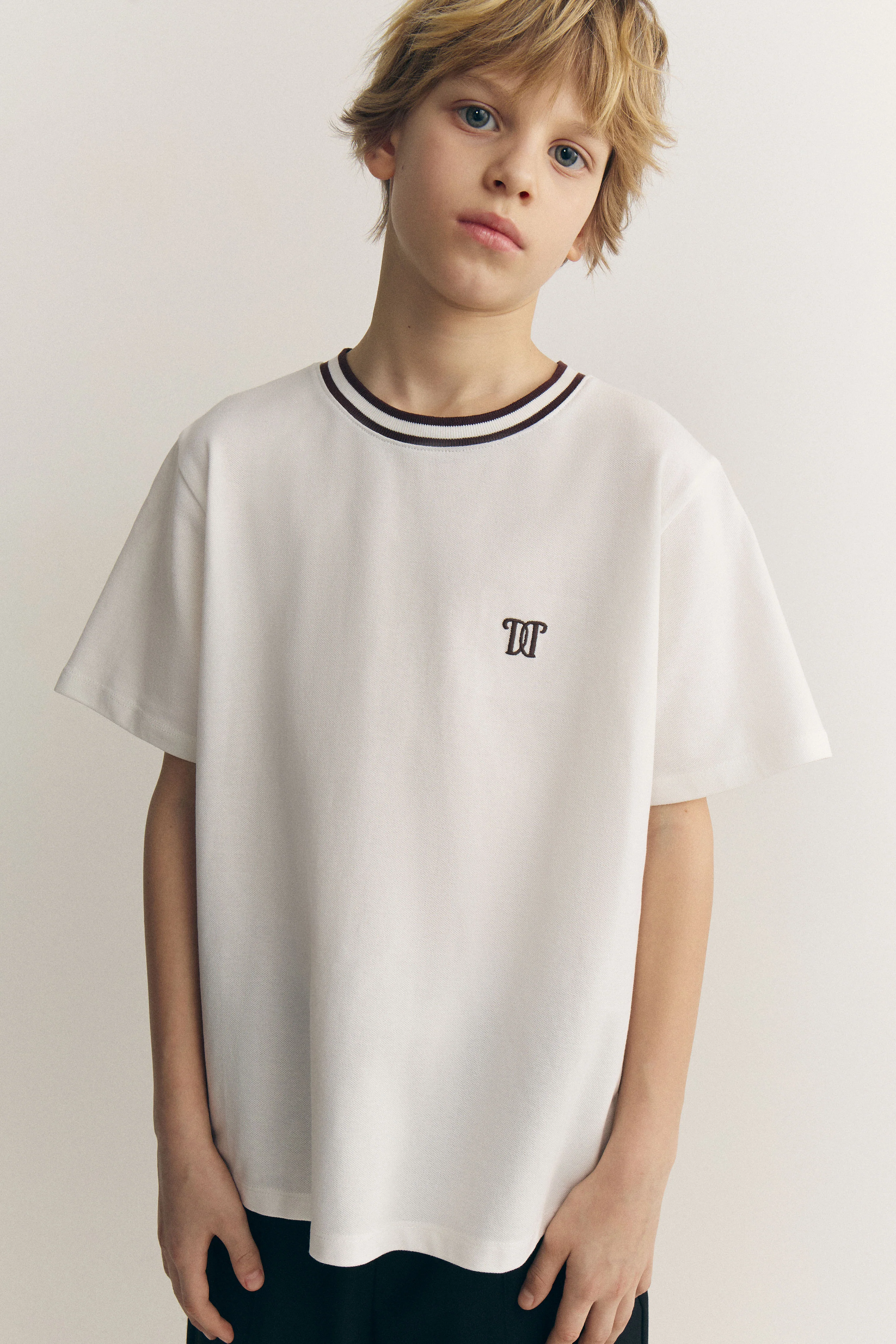 EMBROIDERED COTTON T-SHIRT - Image 3