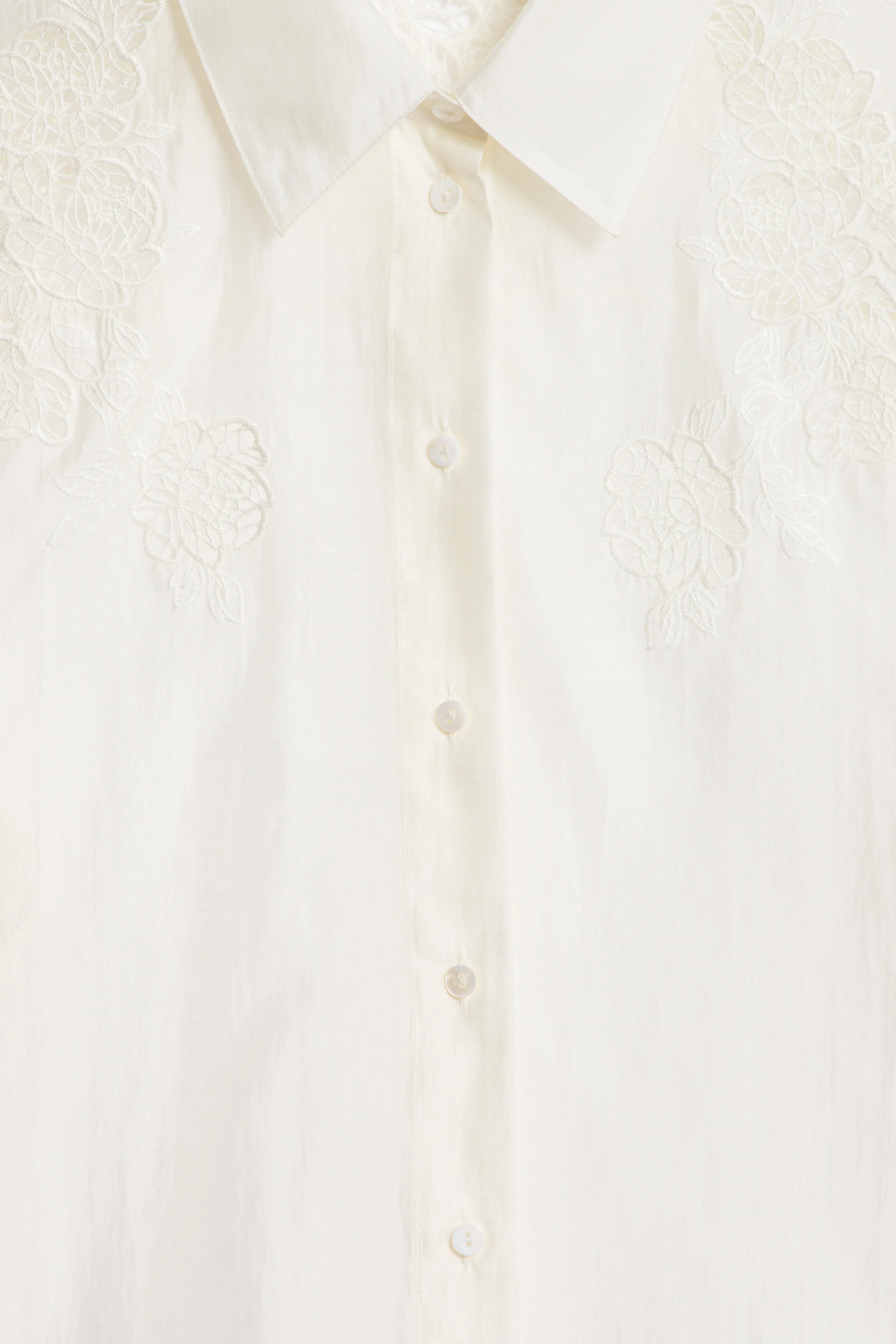 EMBROIDERED LYOCELL-BLEND SHIRT - Image 8