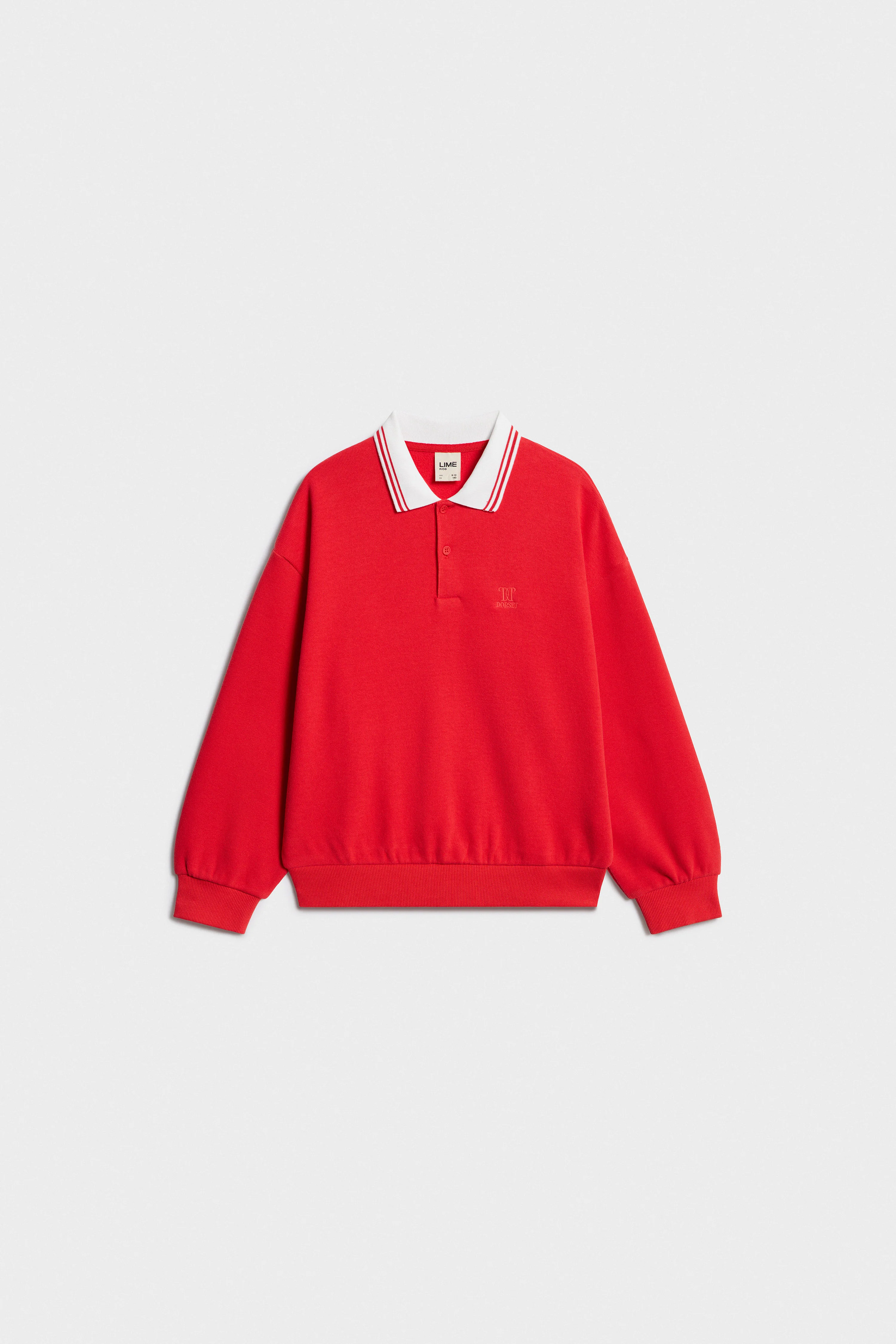 EMBROIDERED POLO SWEATSHIRT - Image 4