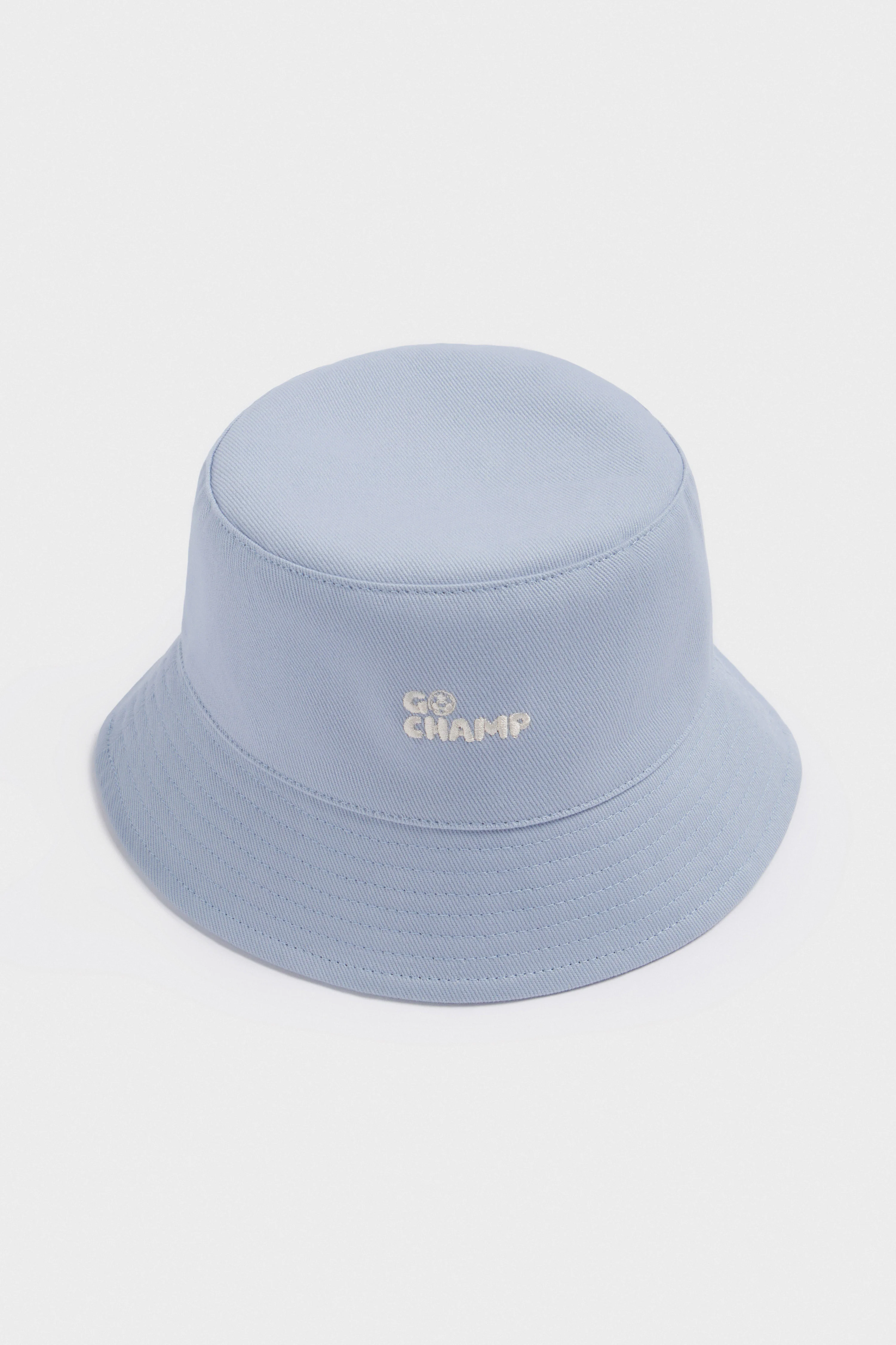 EMBROIDERY-DETAIL COTTON BUCKET HAT - Image 4