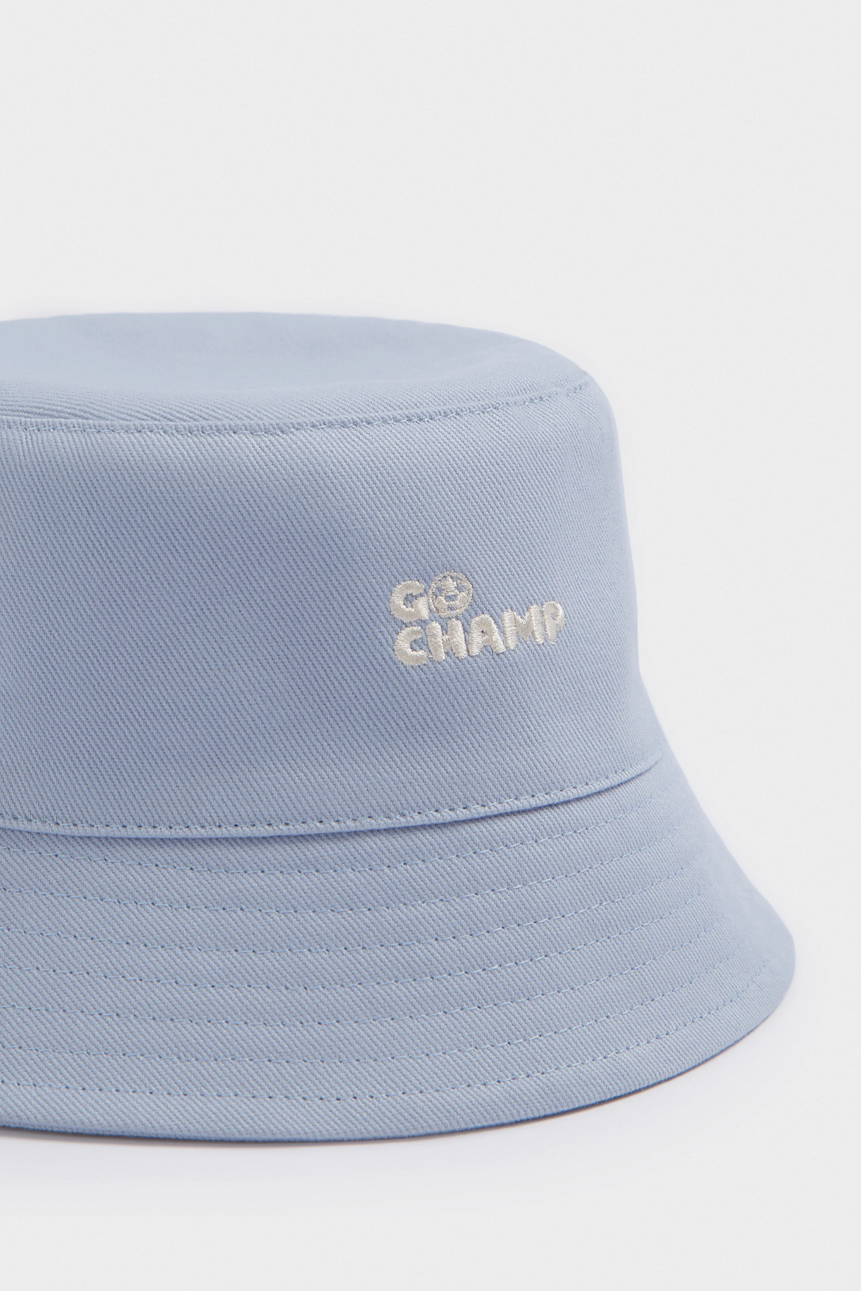 EMBROIDERY-DETAIL COTTON BUCKET HAT - Image 5