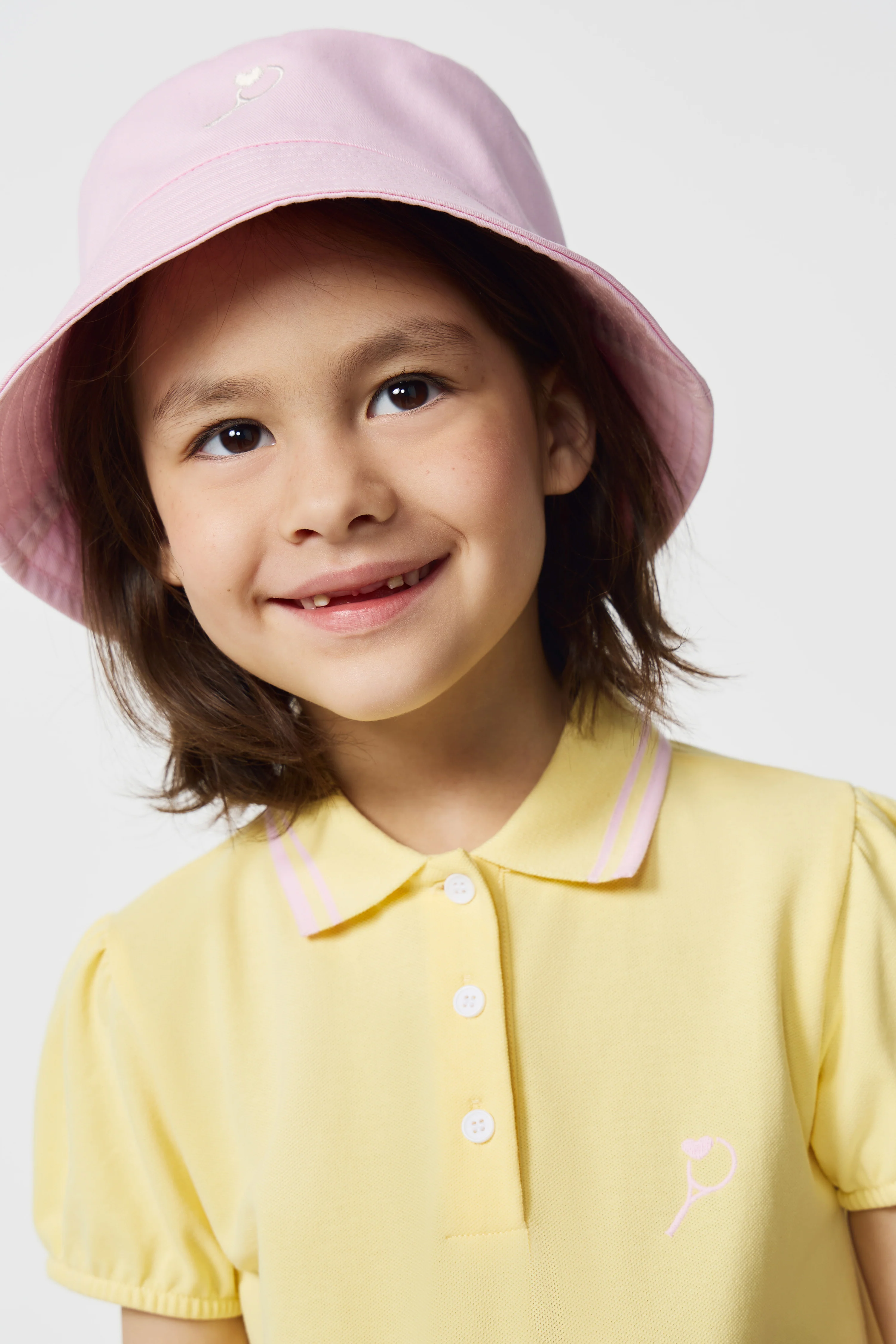 EMBROIDERY-DETAIL COTTON BUCKET HAT - Image 3