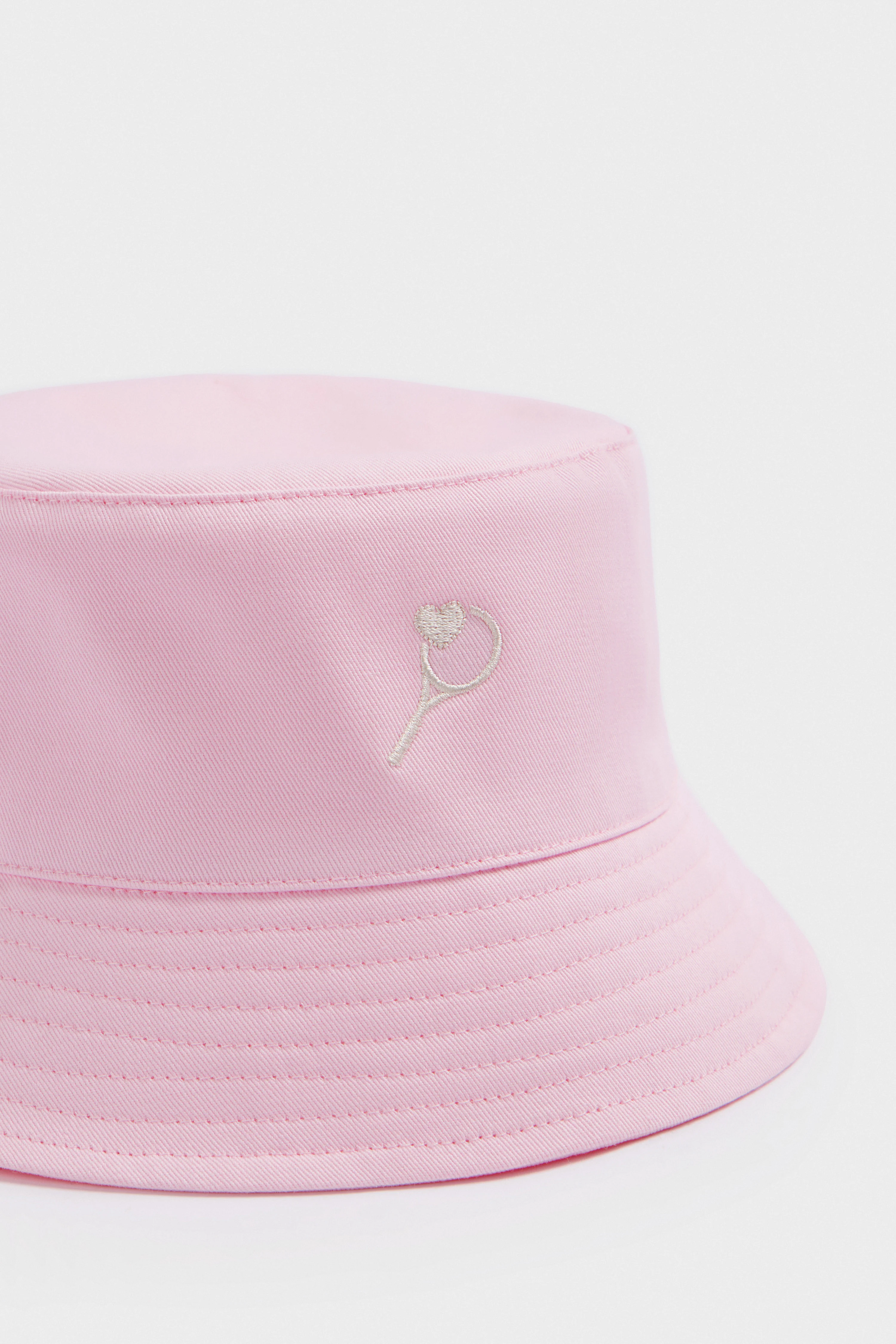 EMBROIDERY-DETAIL COTTON BUCKET HAT - Image 6