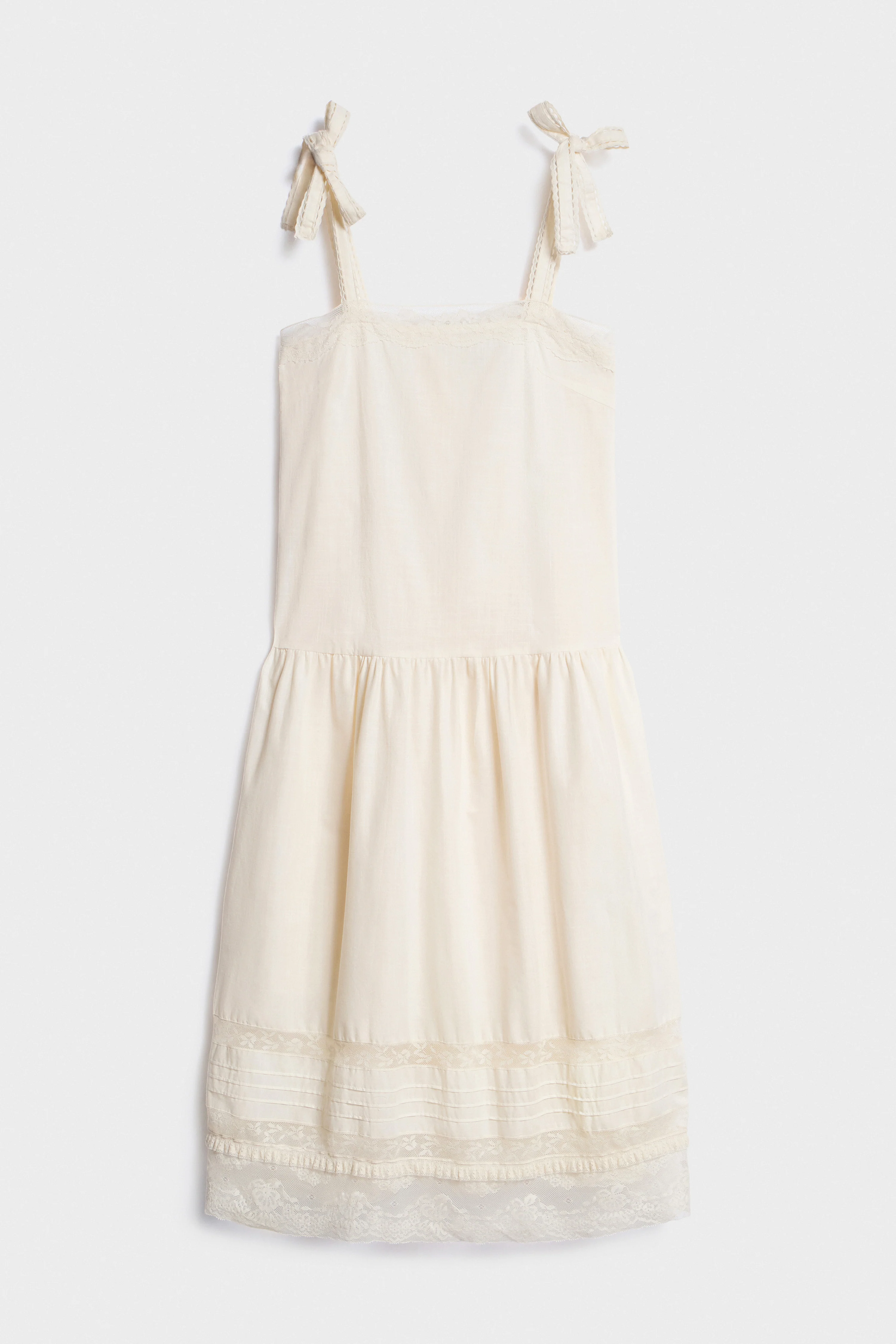 EMBROIDERY-DETAIL COTTON DRESS - Image 5