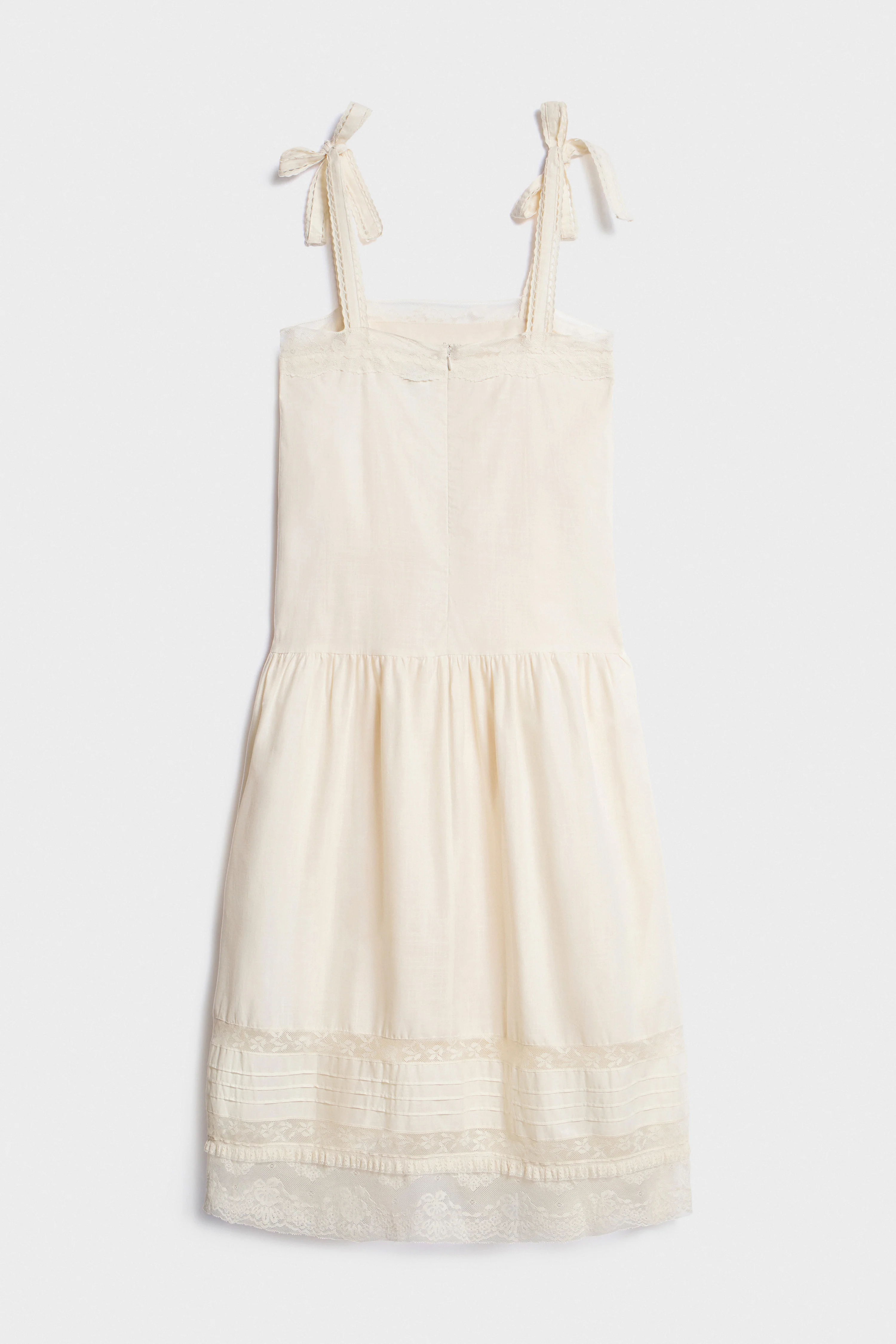 EMBROIDERY-DETAIL COTTON DRESS - Image 6