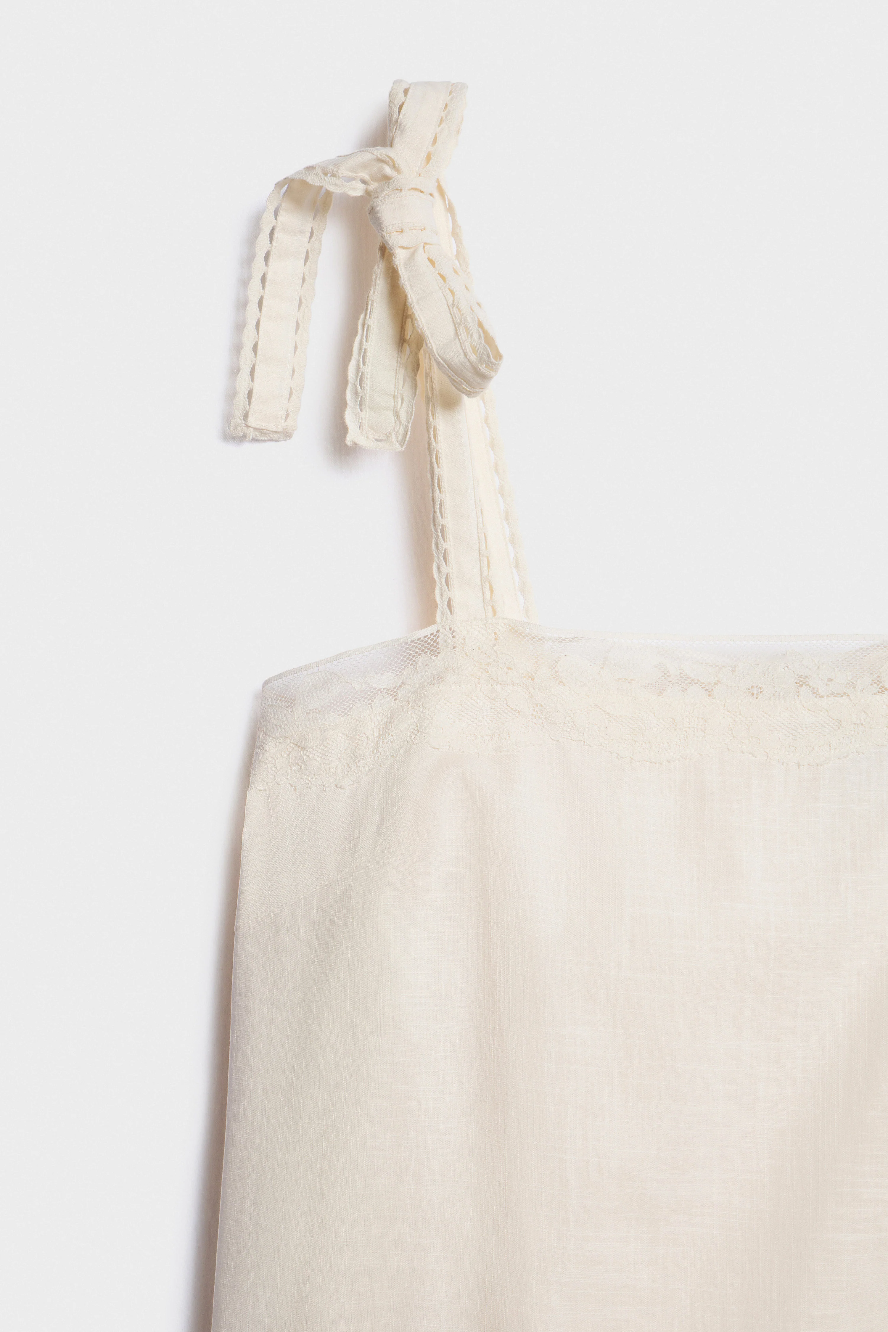 EMBROIDERY-DETAIL COTTON DRESS - Image 7