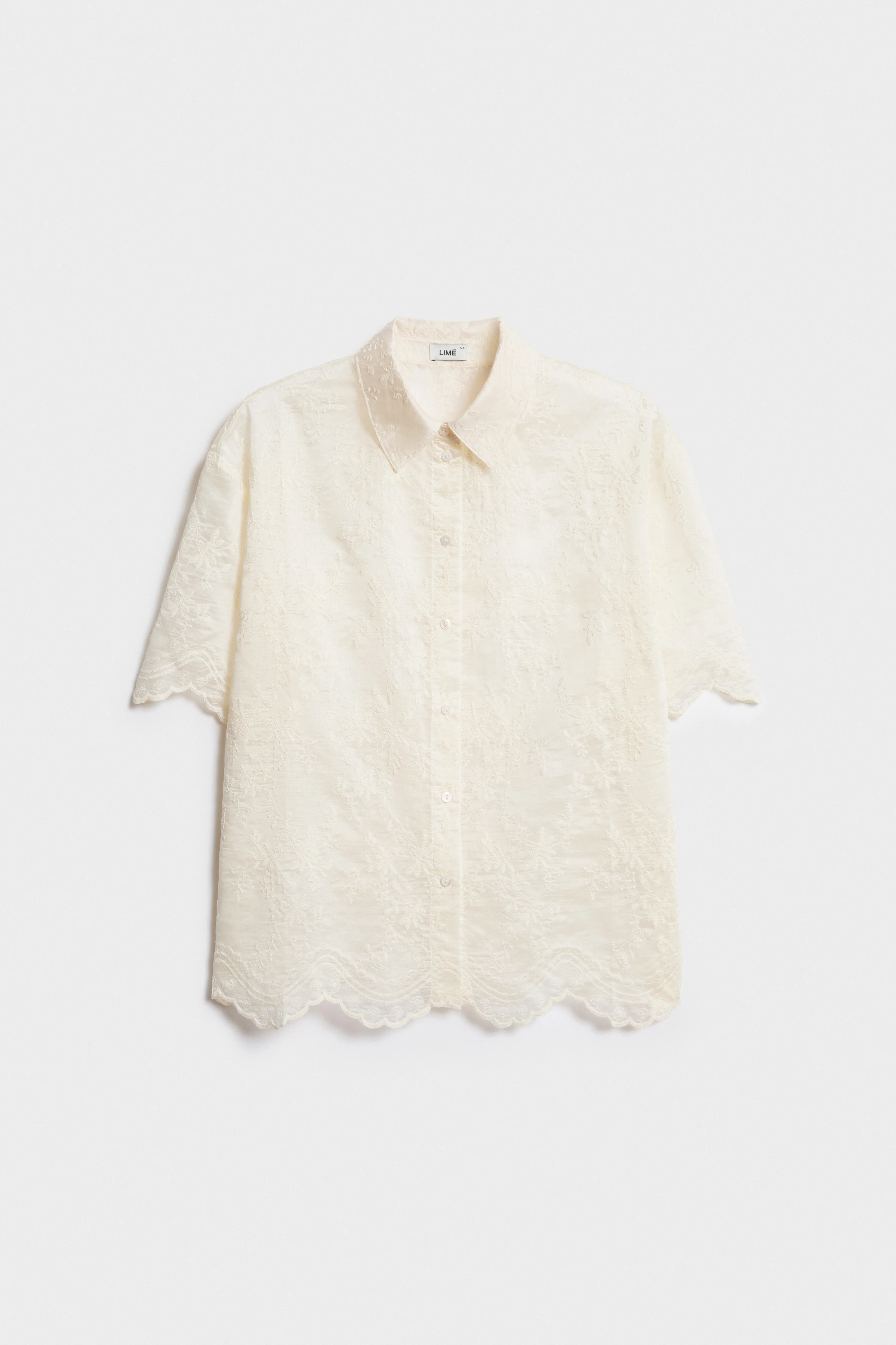 EMBROIDERY-DETAIL LYOCELL SHIRT - Image 4
