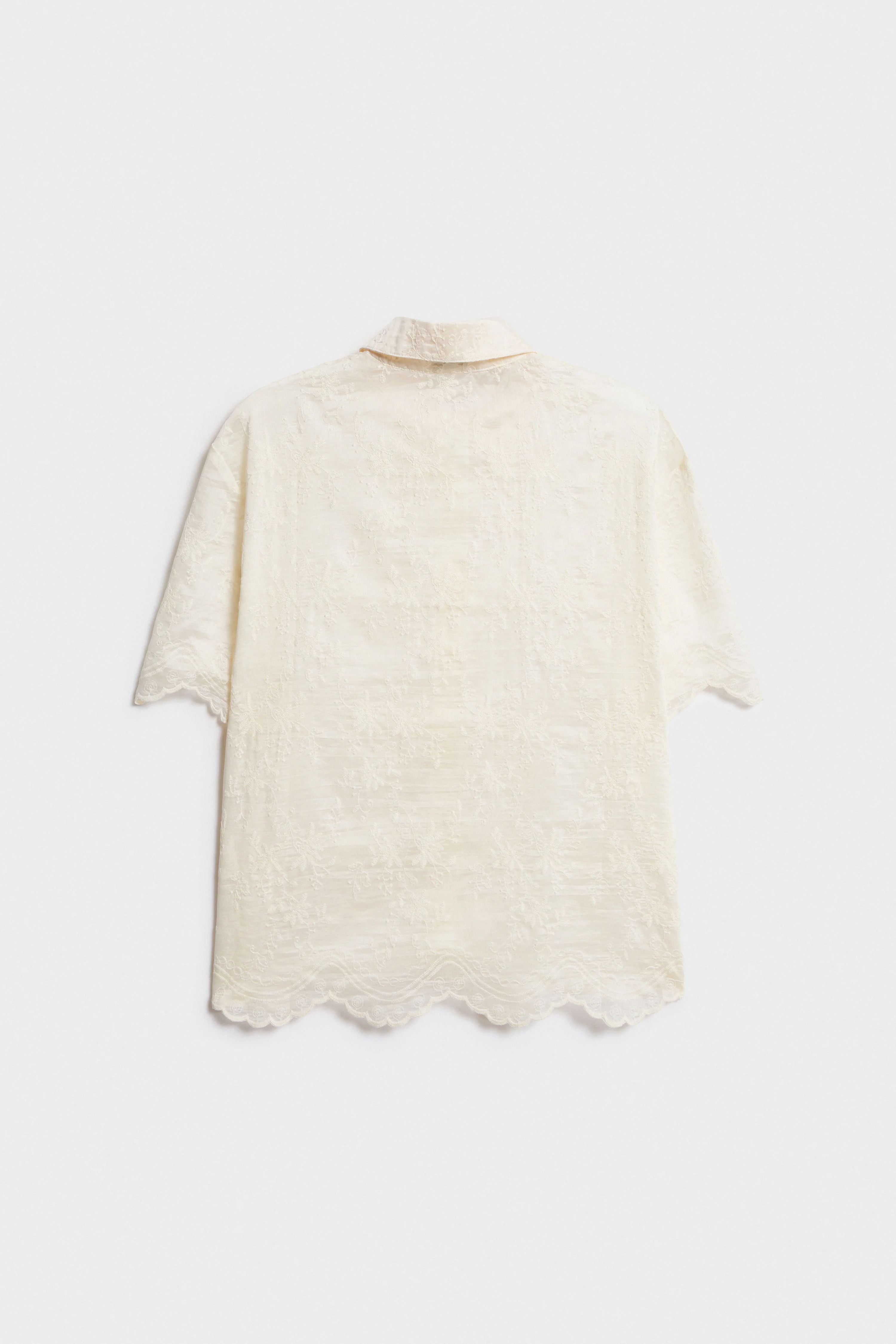 EMBROIDERY-DETAIL LYOCELL SHIRT - Image 5