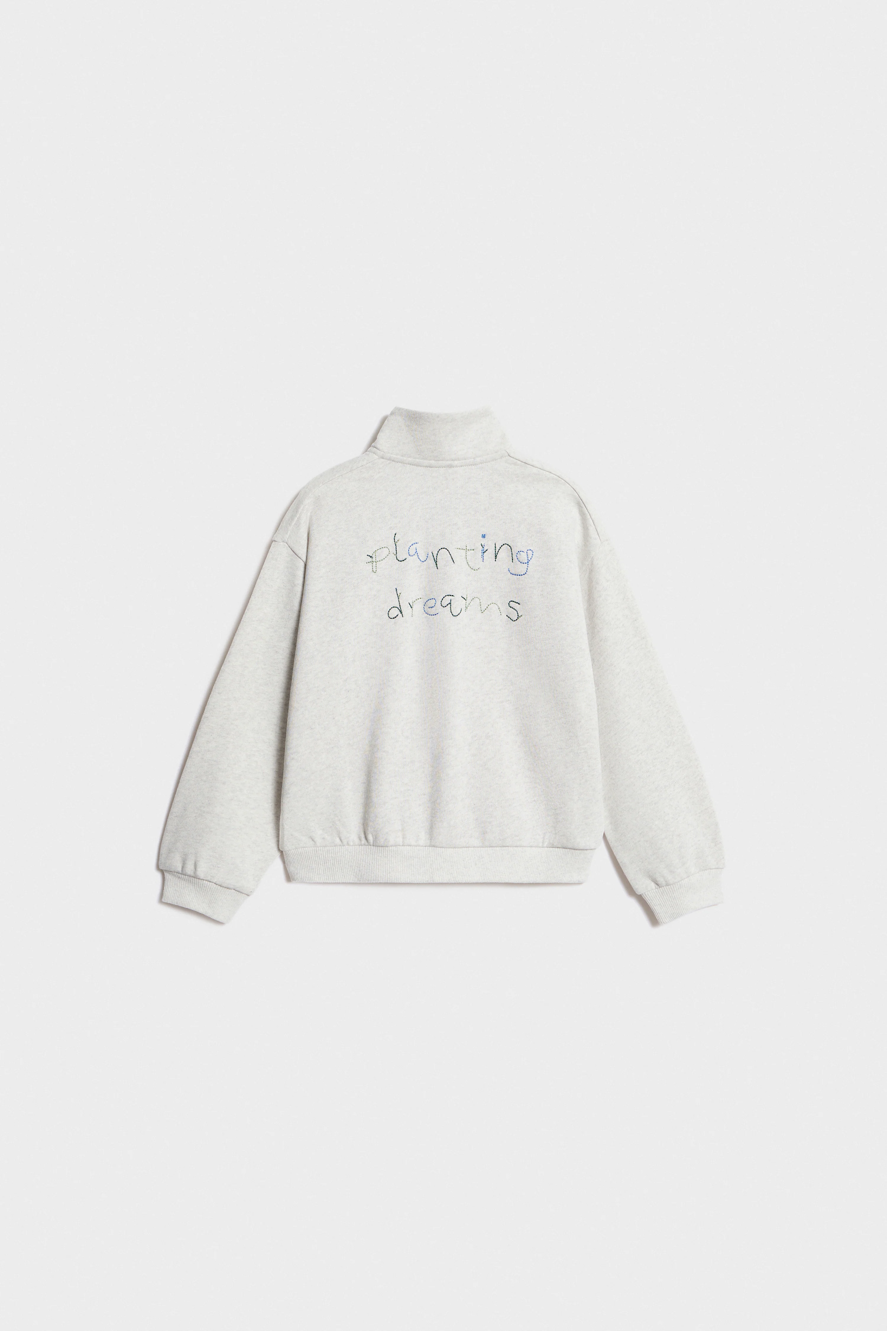 EMBROIDERY-DETAIL SWEATSHIRT - Image 6