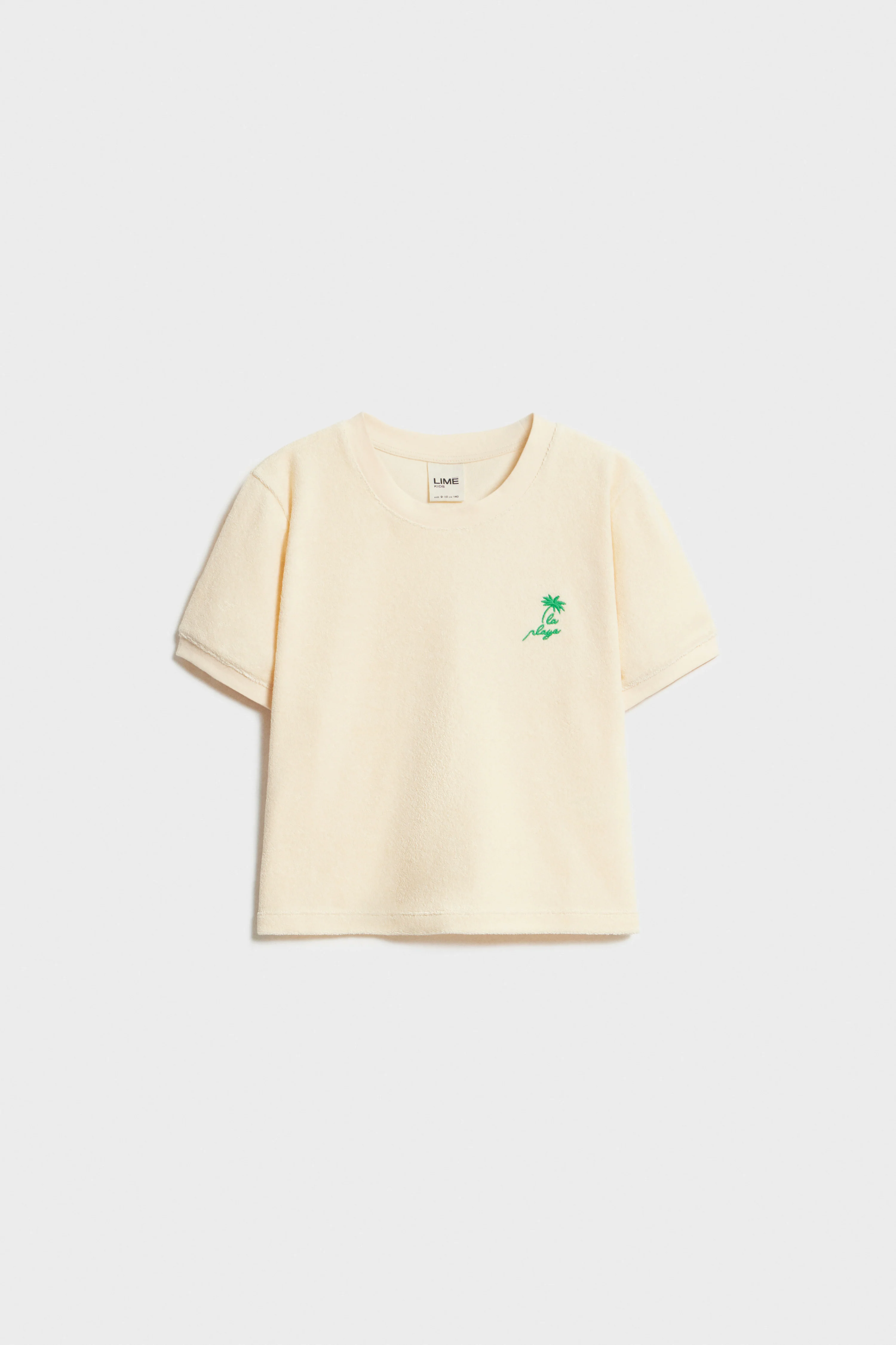 EMBROIDERY-DETAIL TERRY T-SHIRT - Image 5