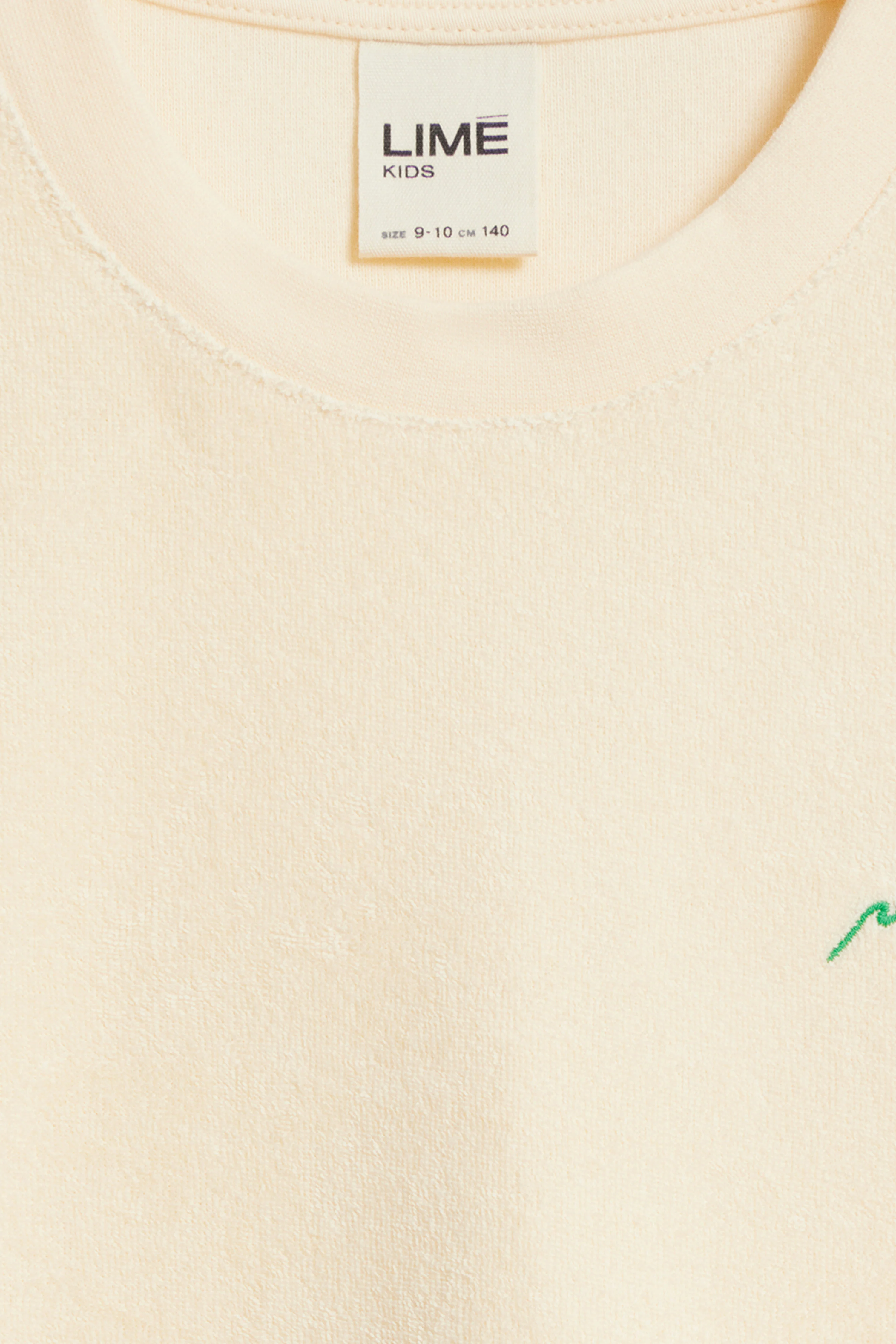 EMBROIDERY-DETAIL TERRY T-SHIRT - Image 7