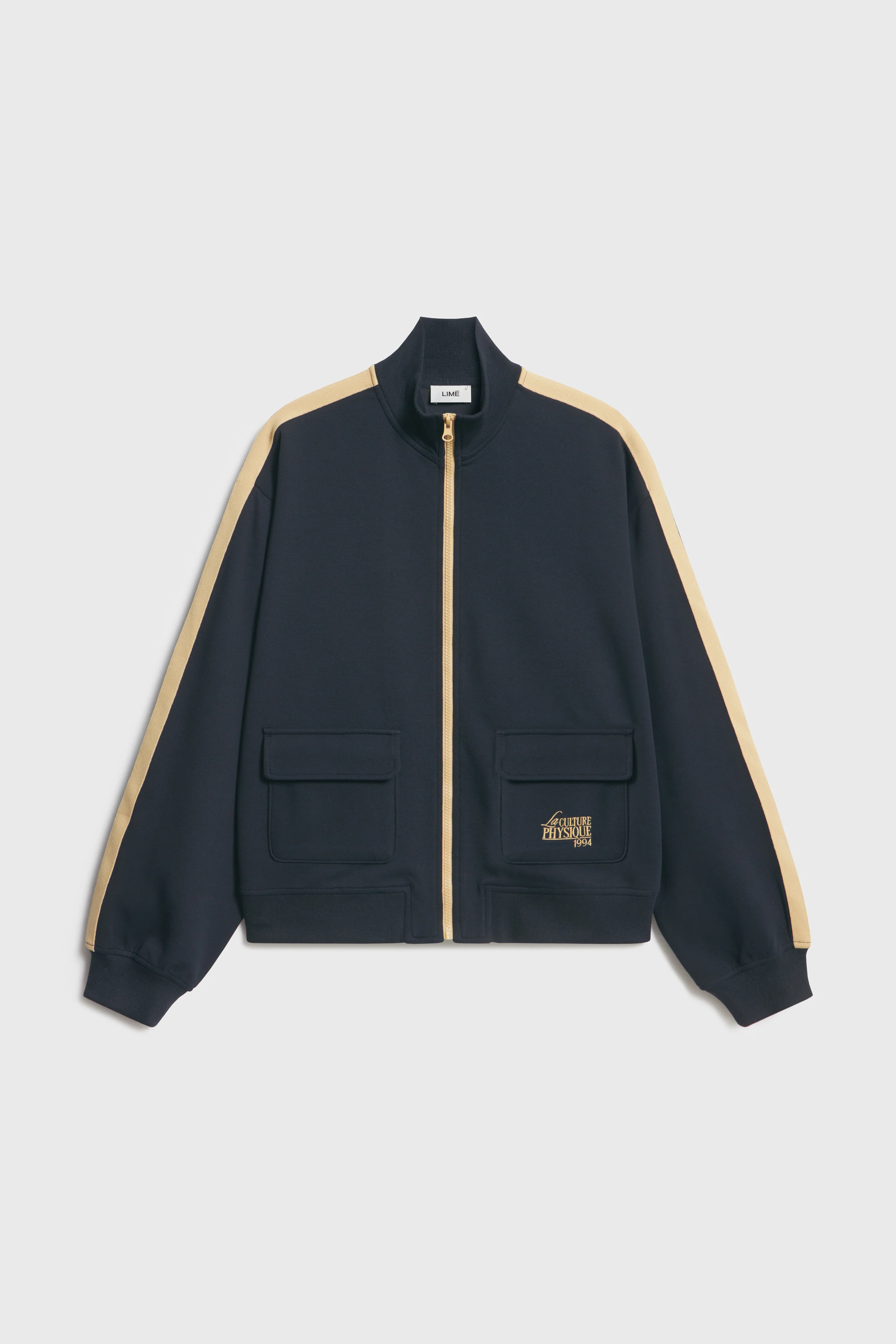 EMBROIDERY-DETAIL ZIP-THROUGH SWEATSHIRT - Image 5