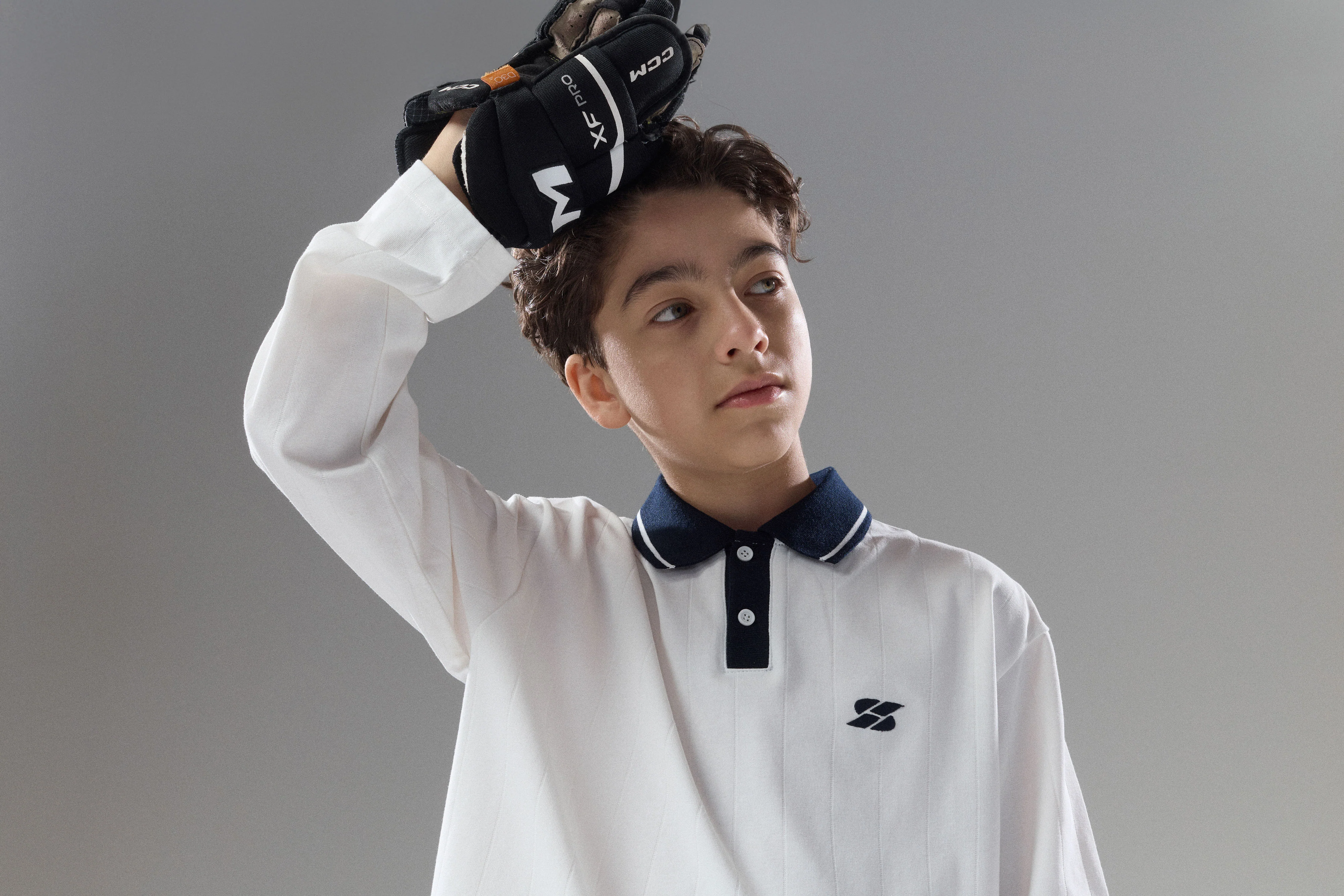 EMBROIDERY-MOTIF POLO SHIRT - Image 4