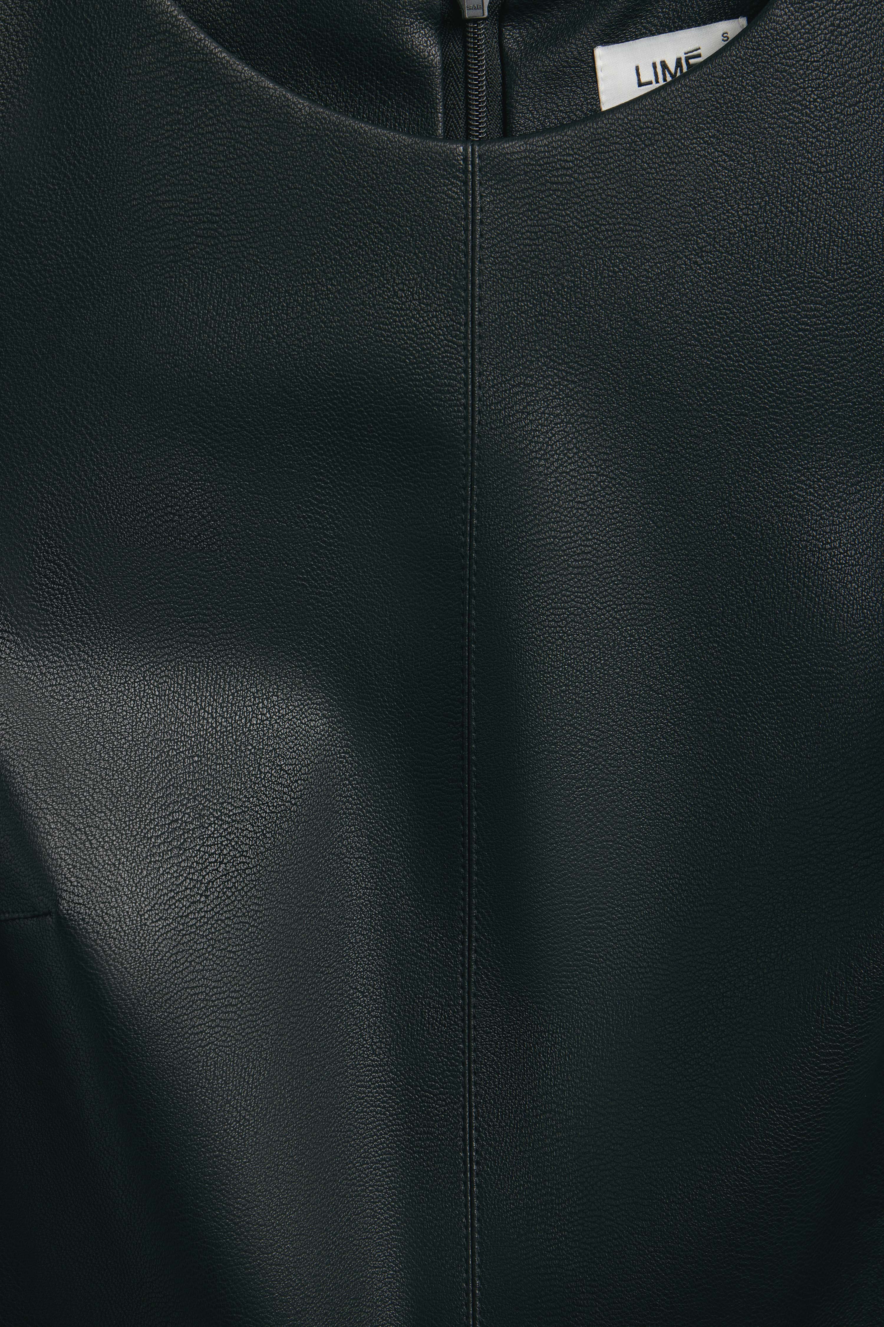 FAUX LEATHER MINI DRESS - Image 7