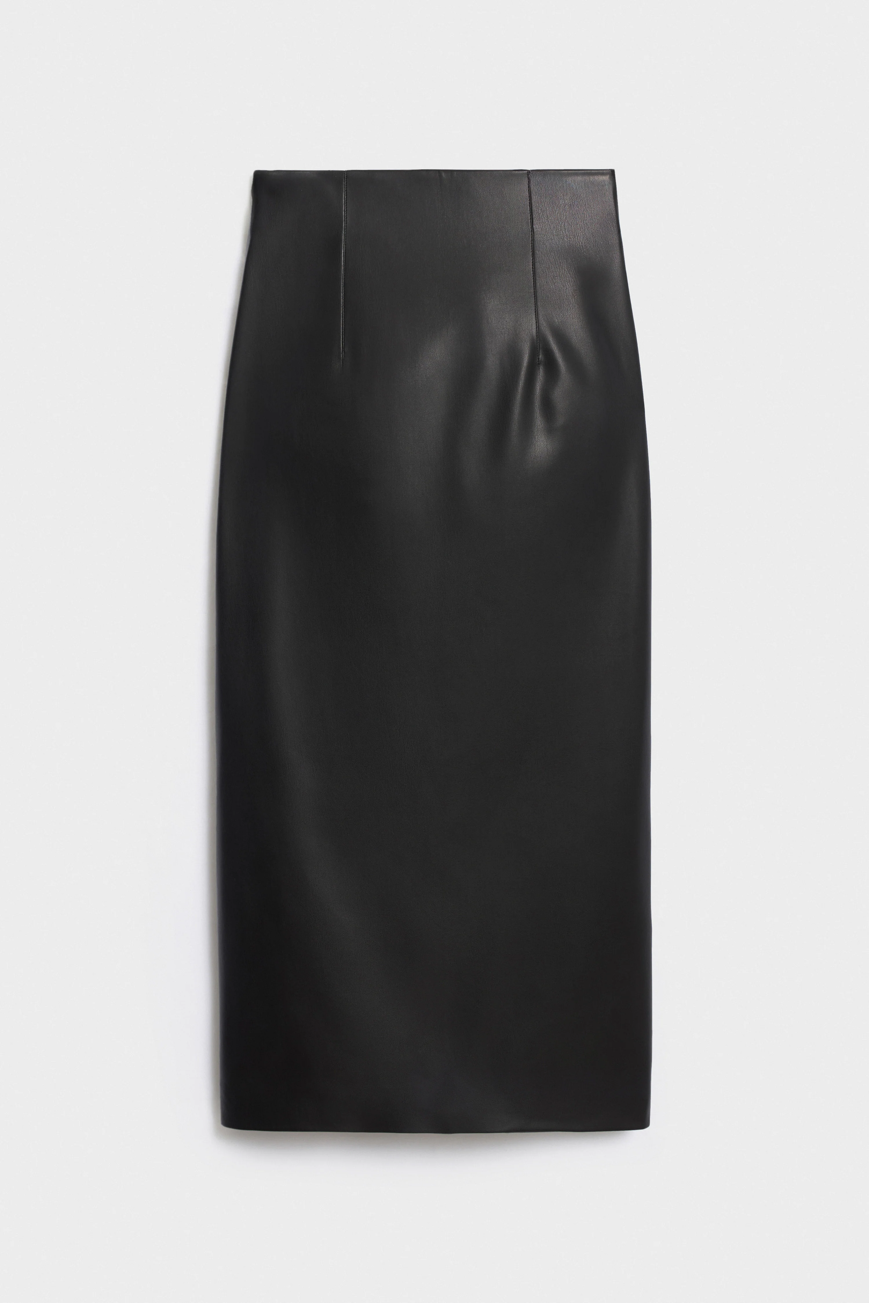 FAUX LEATHER PENCIL SKIRT - Image 5