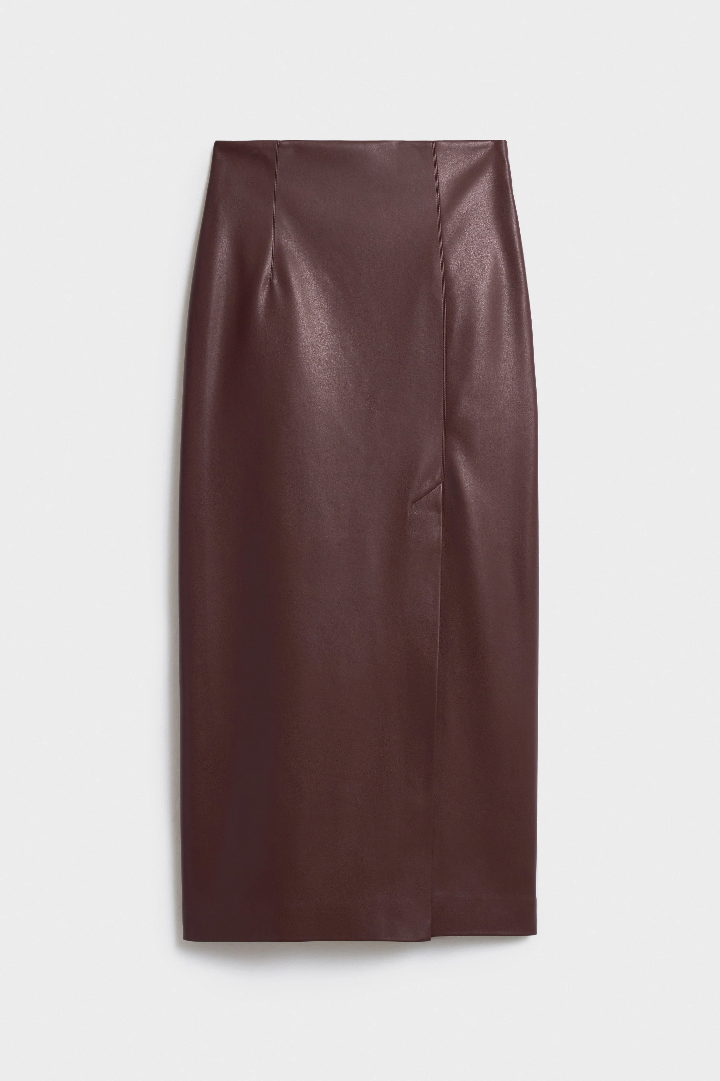 FAUX LEATHER PENCIL SKIRT - Image 5