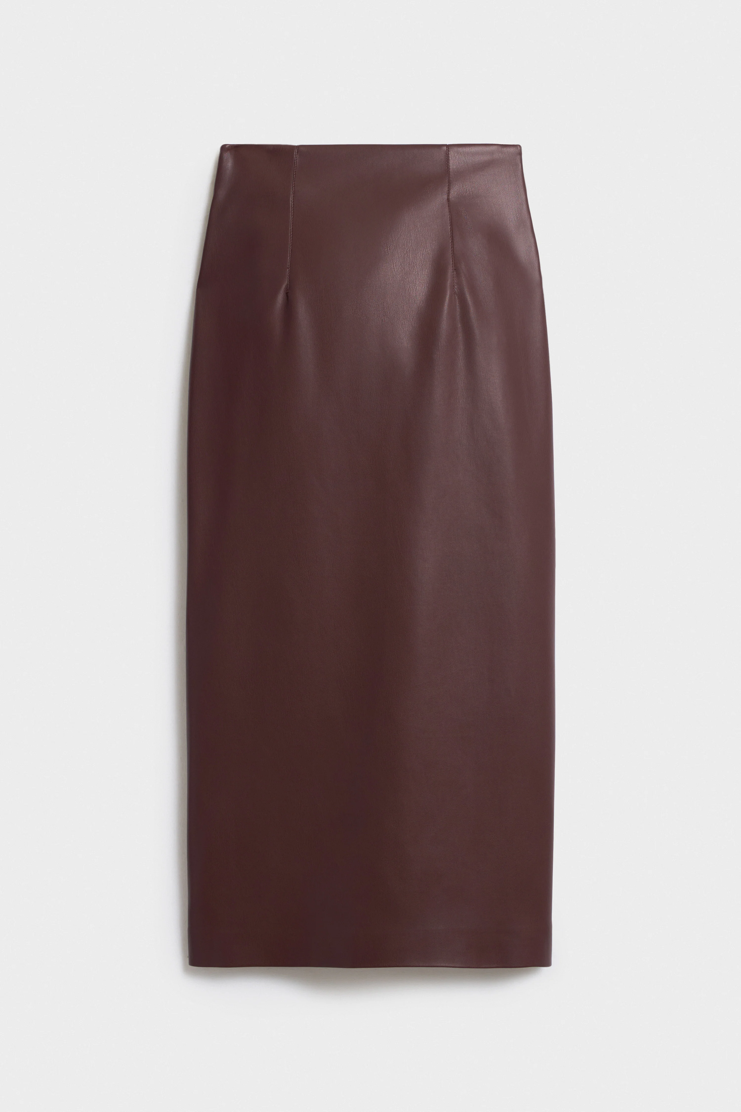 FAUX LEATHER PENCIL SKIRT - Image 6