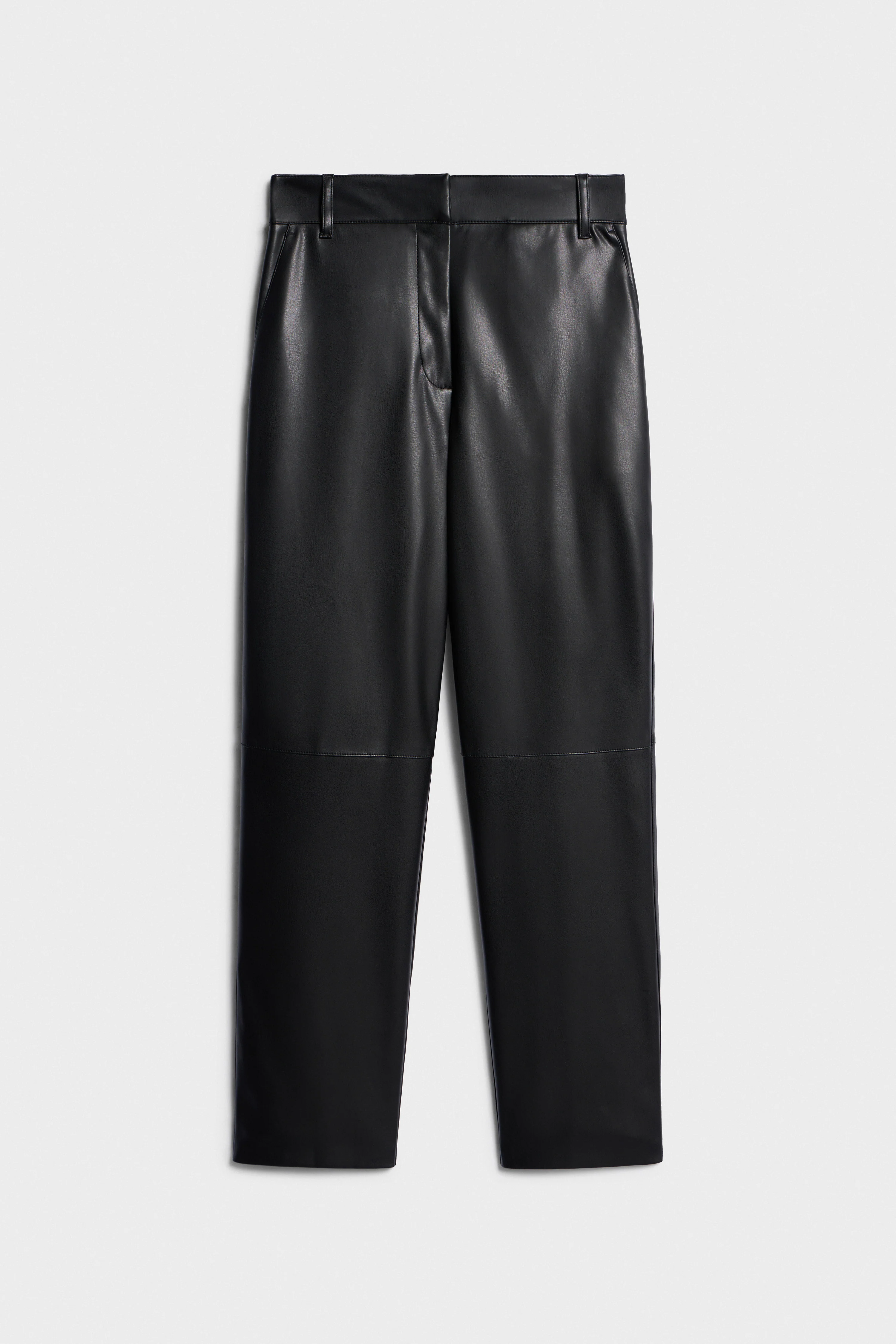 FAUX LEATHER TROUSERS - Image 4