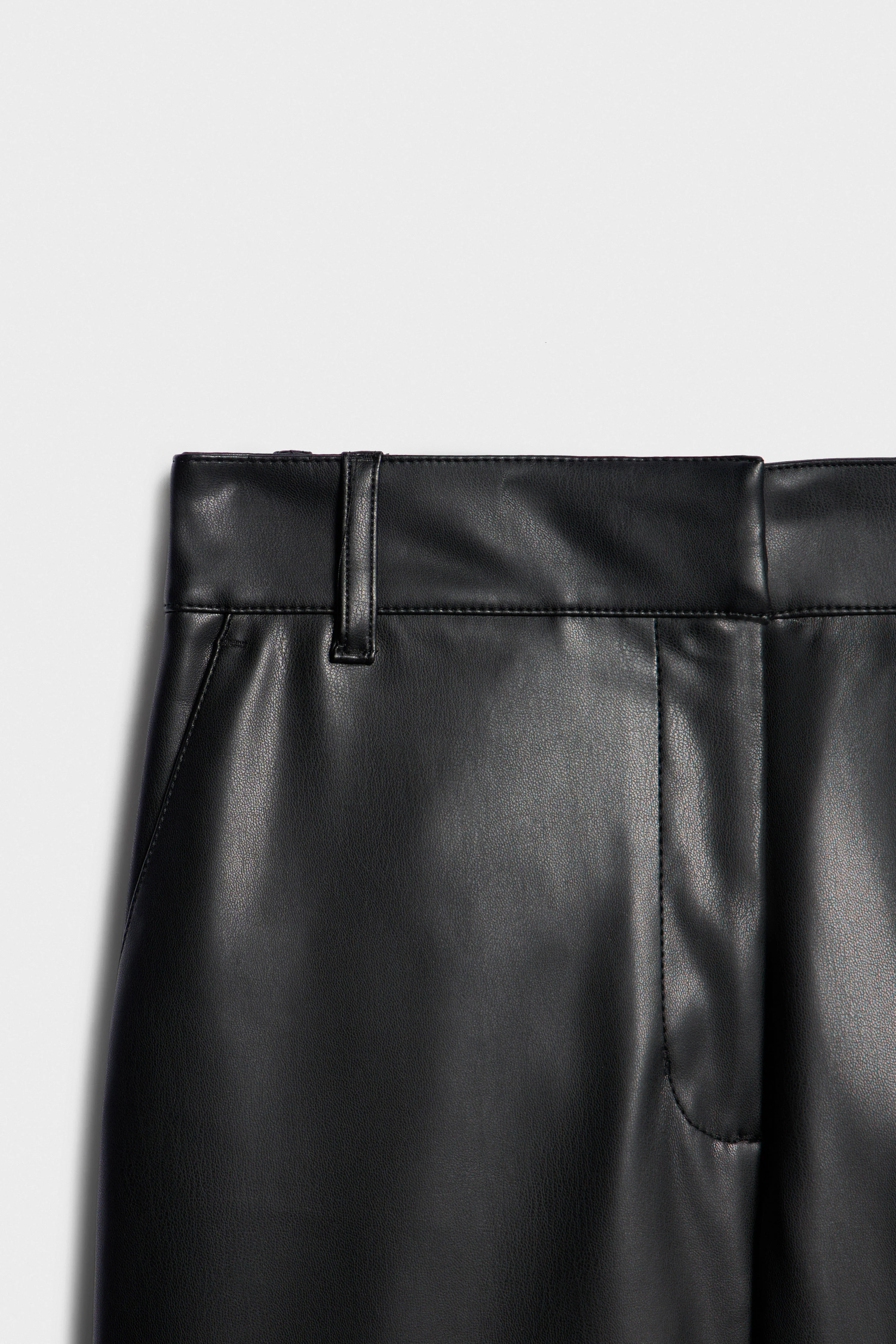 FAUX LEATHER TROUSERS - Image 6