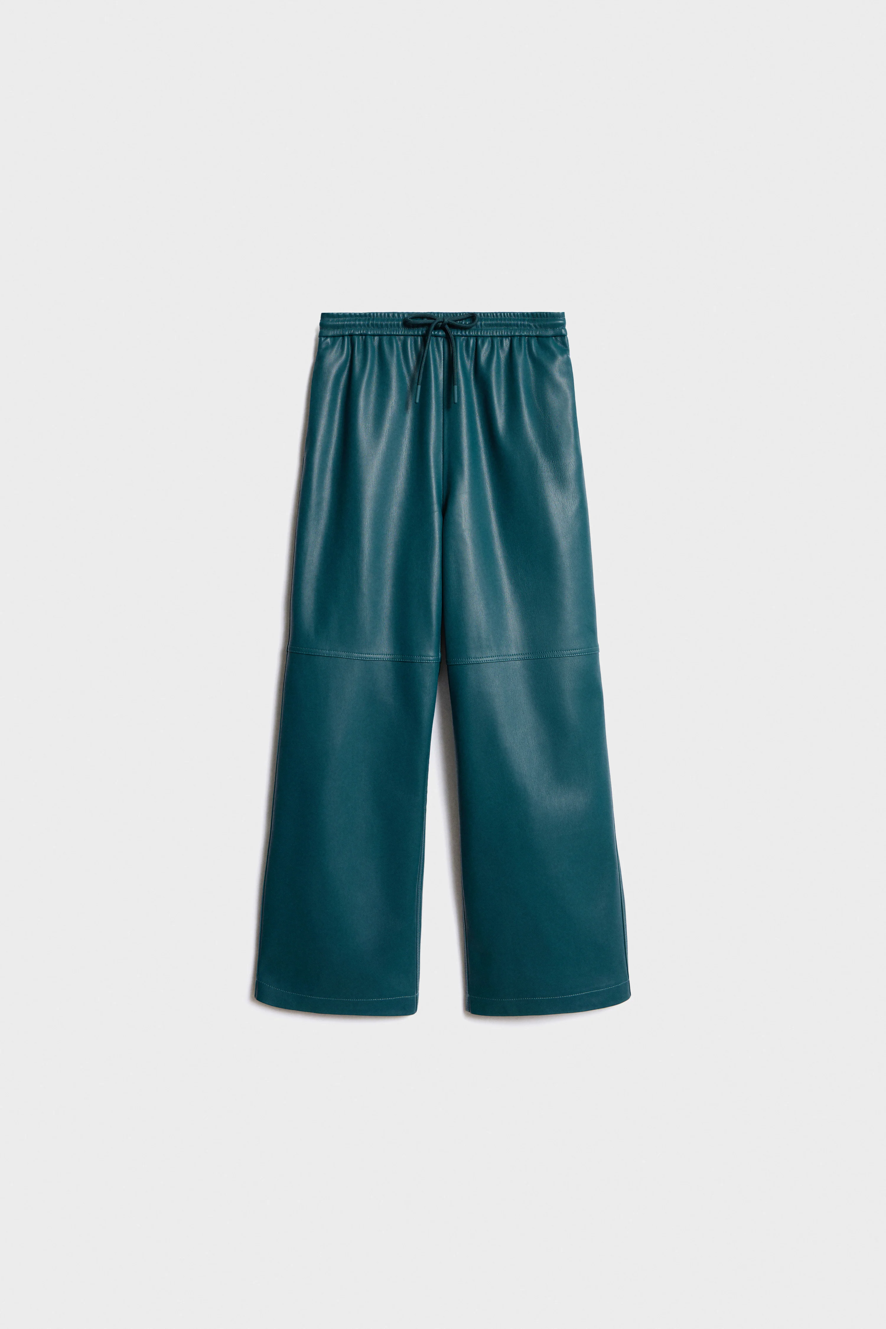 FAUX LEATHER TROUSERS - Image 3