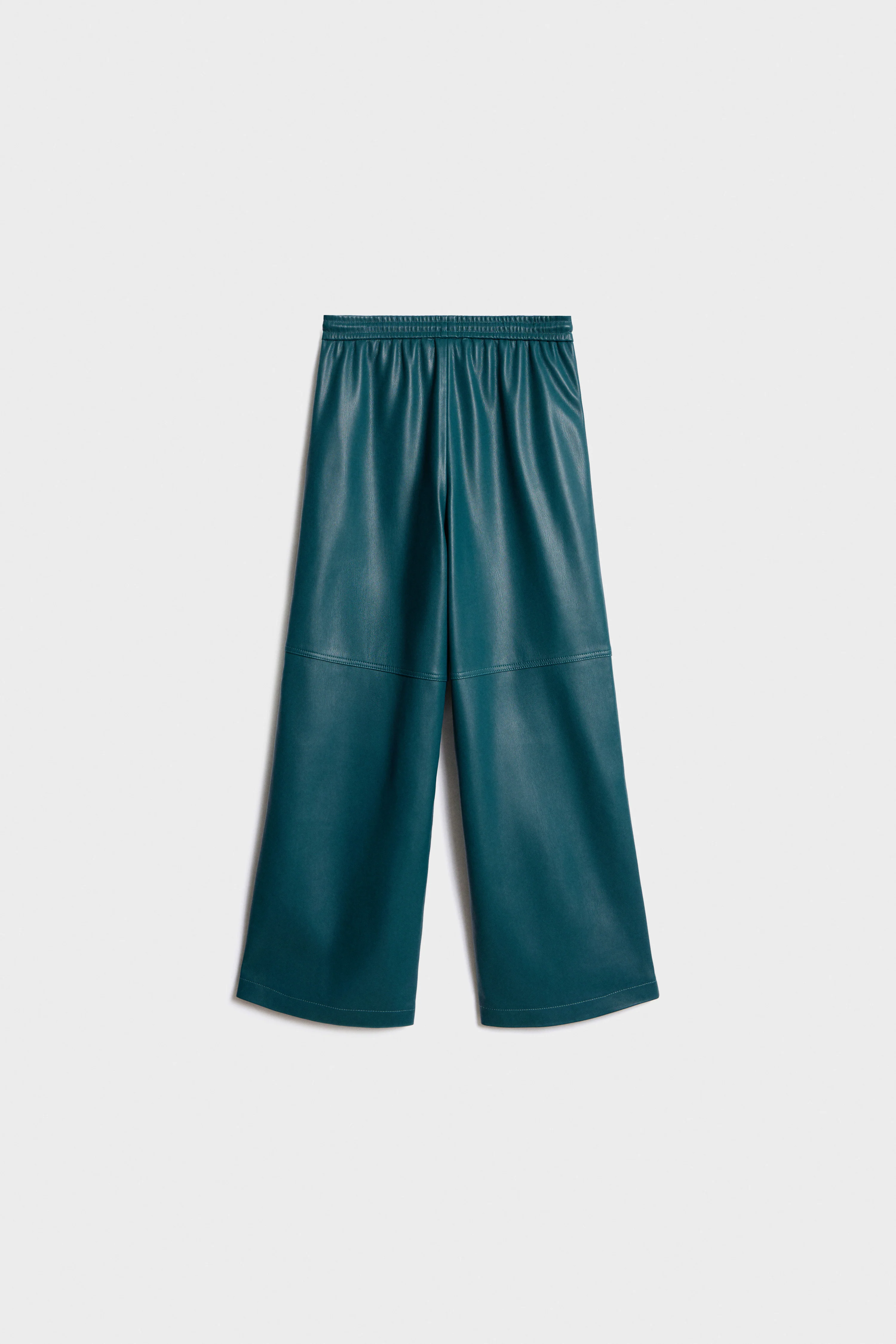 FAUX LEATHER TROUSERS - Image 4