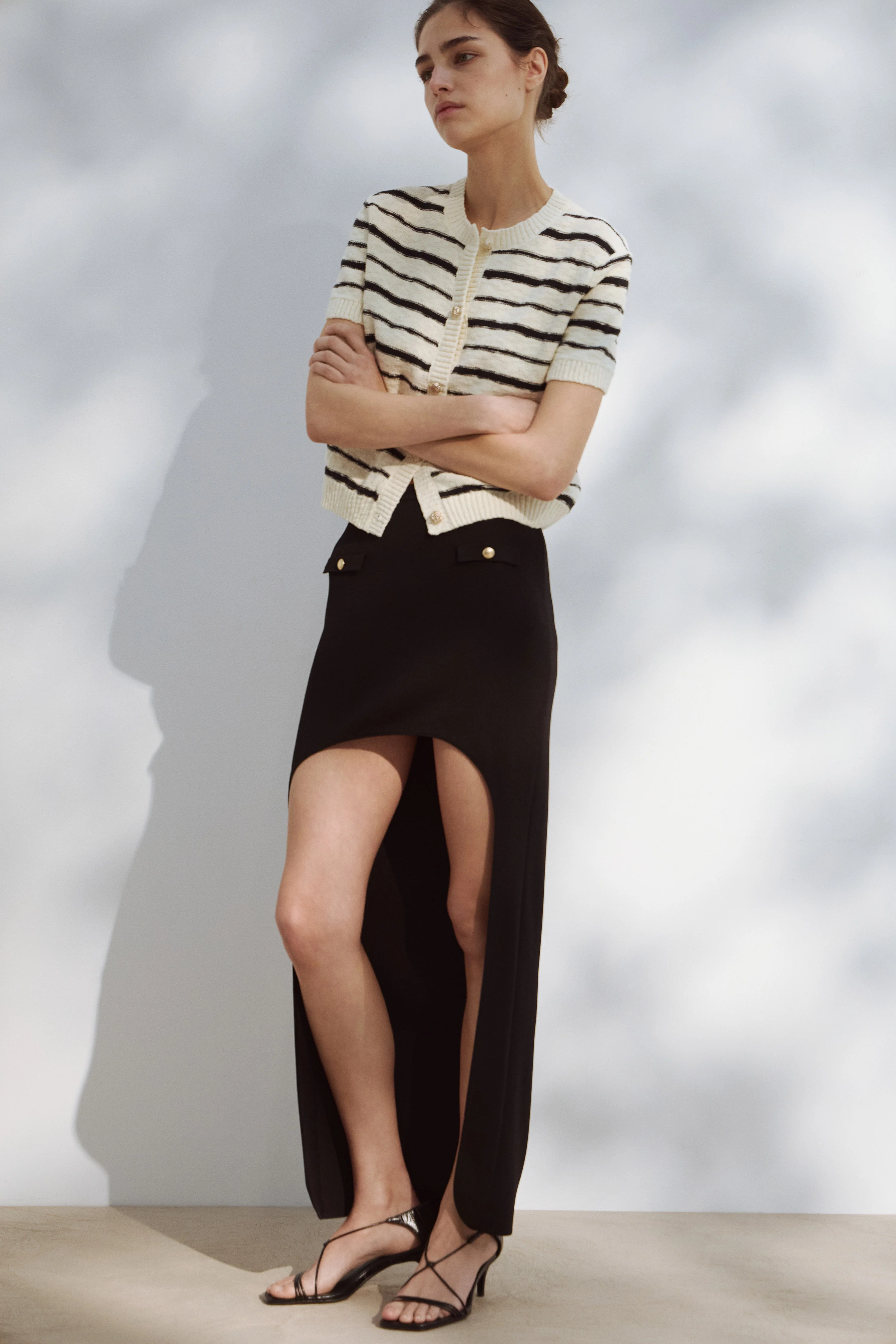 FINE-KNIT COTTON CARDIGAN - Image 3
