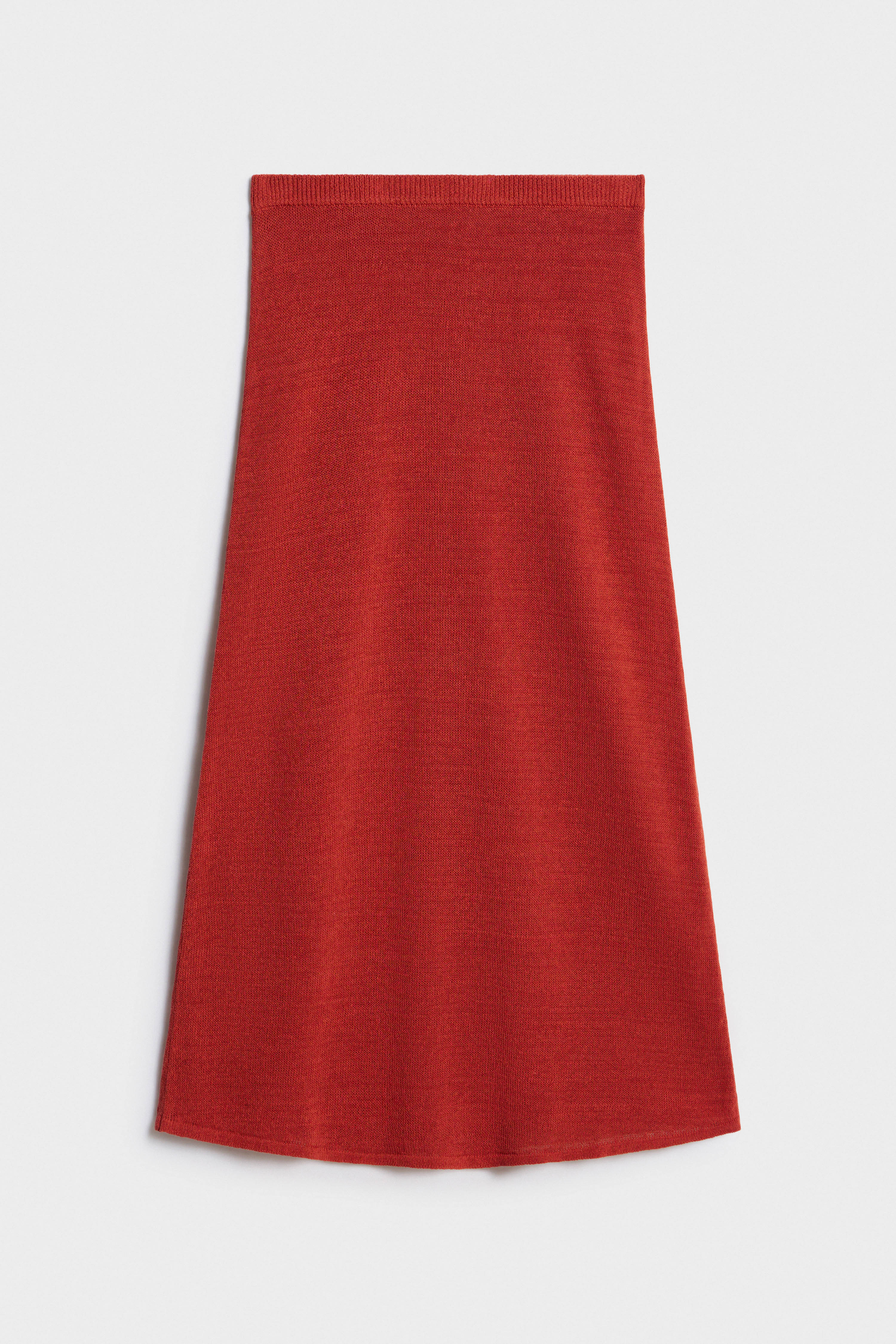 FINE-KNIT COTTON-LINEN SKIRT - Image 5