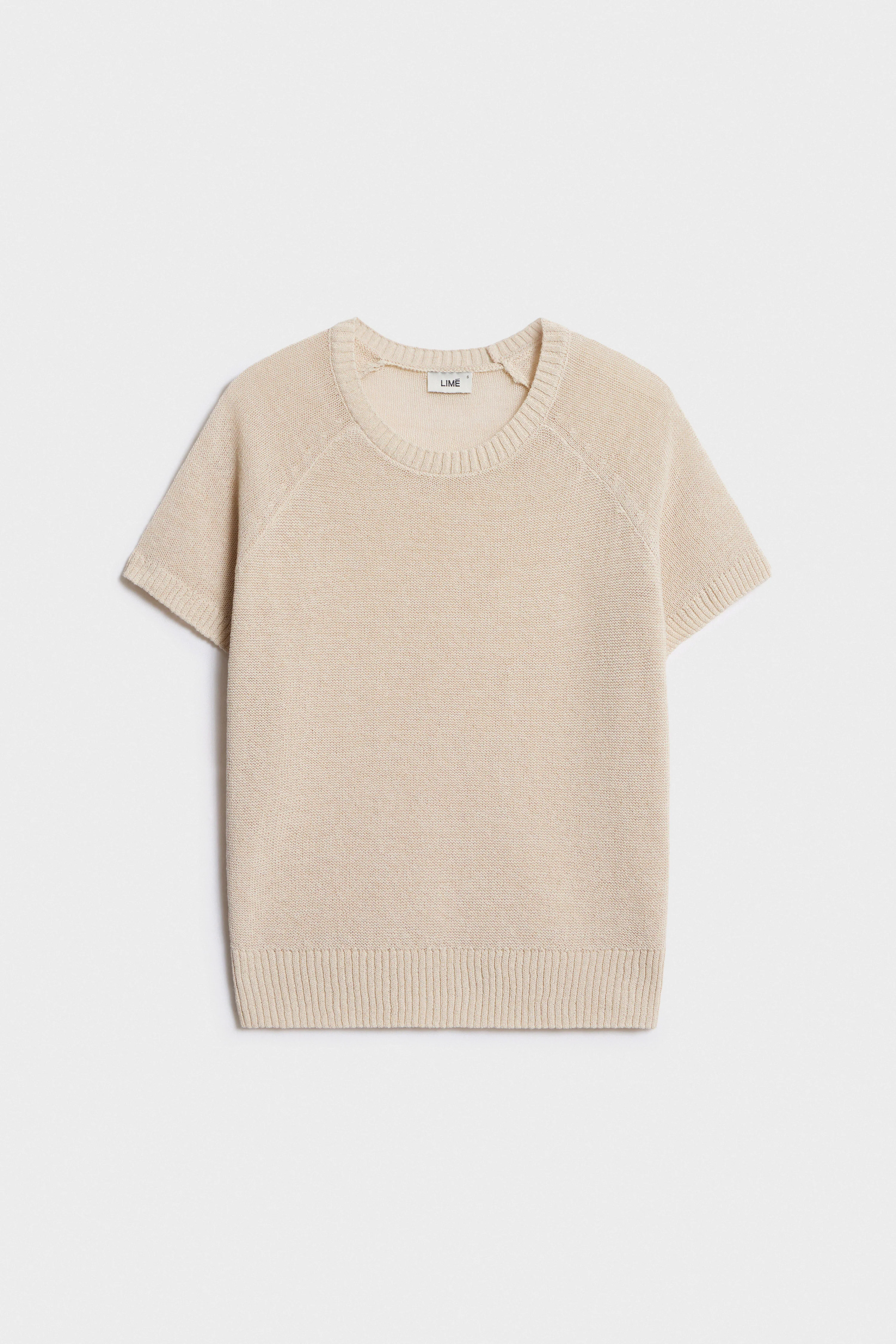 FINE-KNIT COTTON-LINEN SWEATER - Image 4