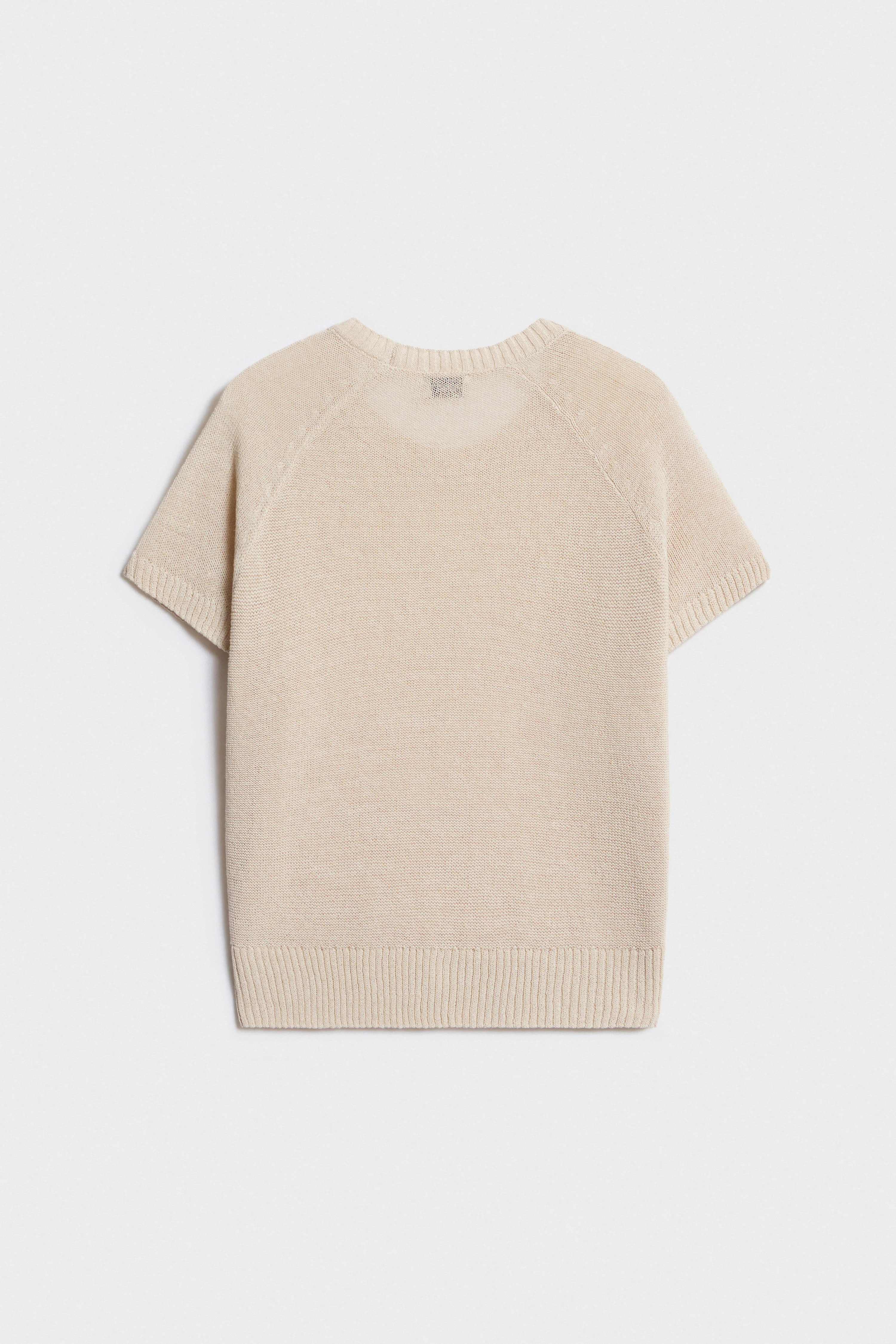 FINE-KNIT COTTON-LINEN SWEATER - Image 5