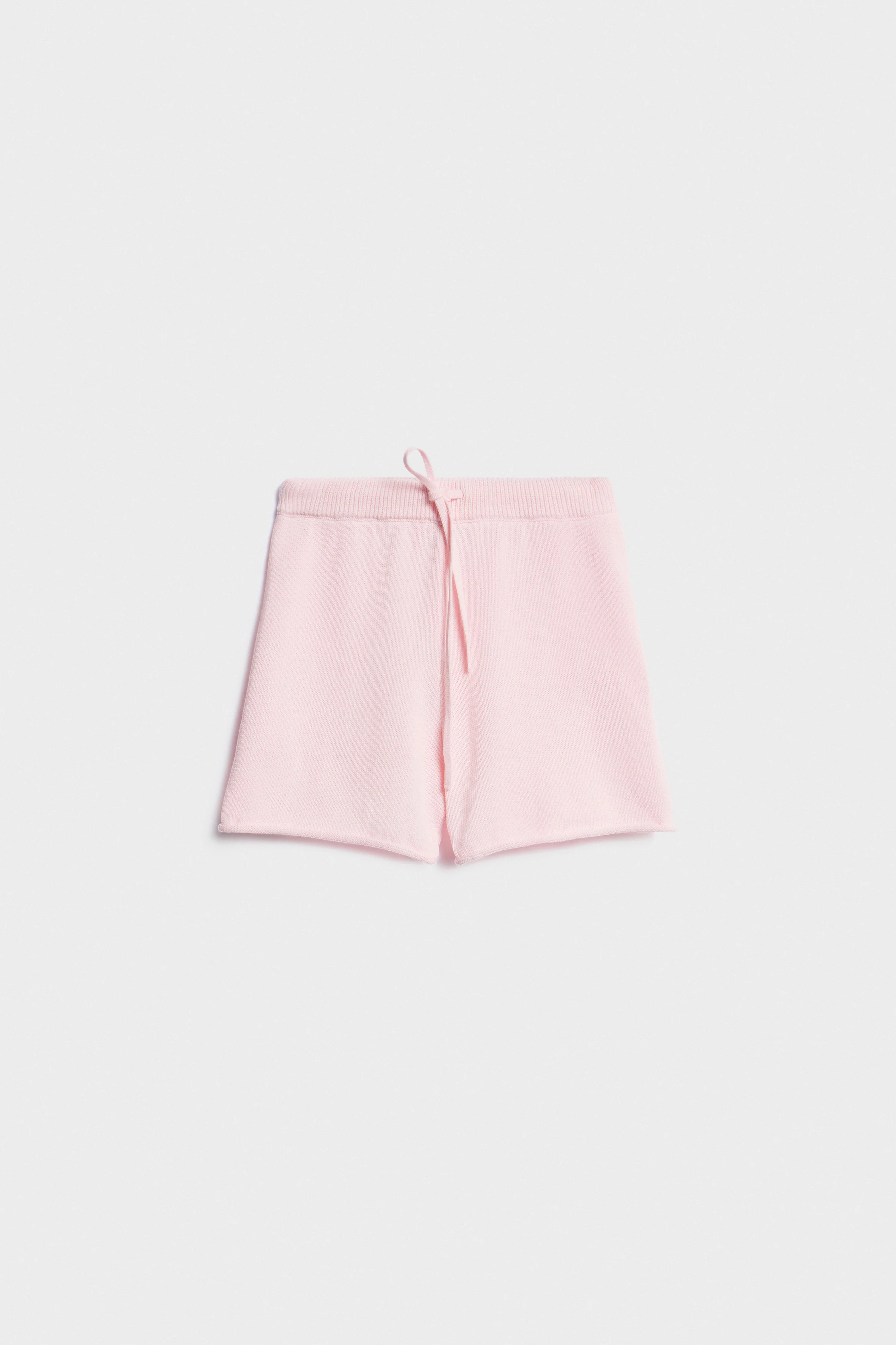 FINE-KNIT COTTON SHORTS - Image 3
