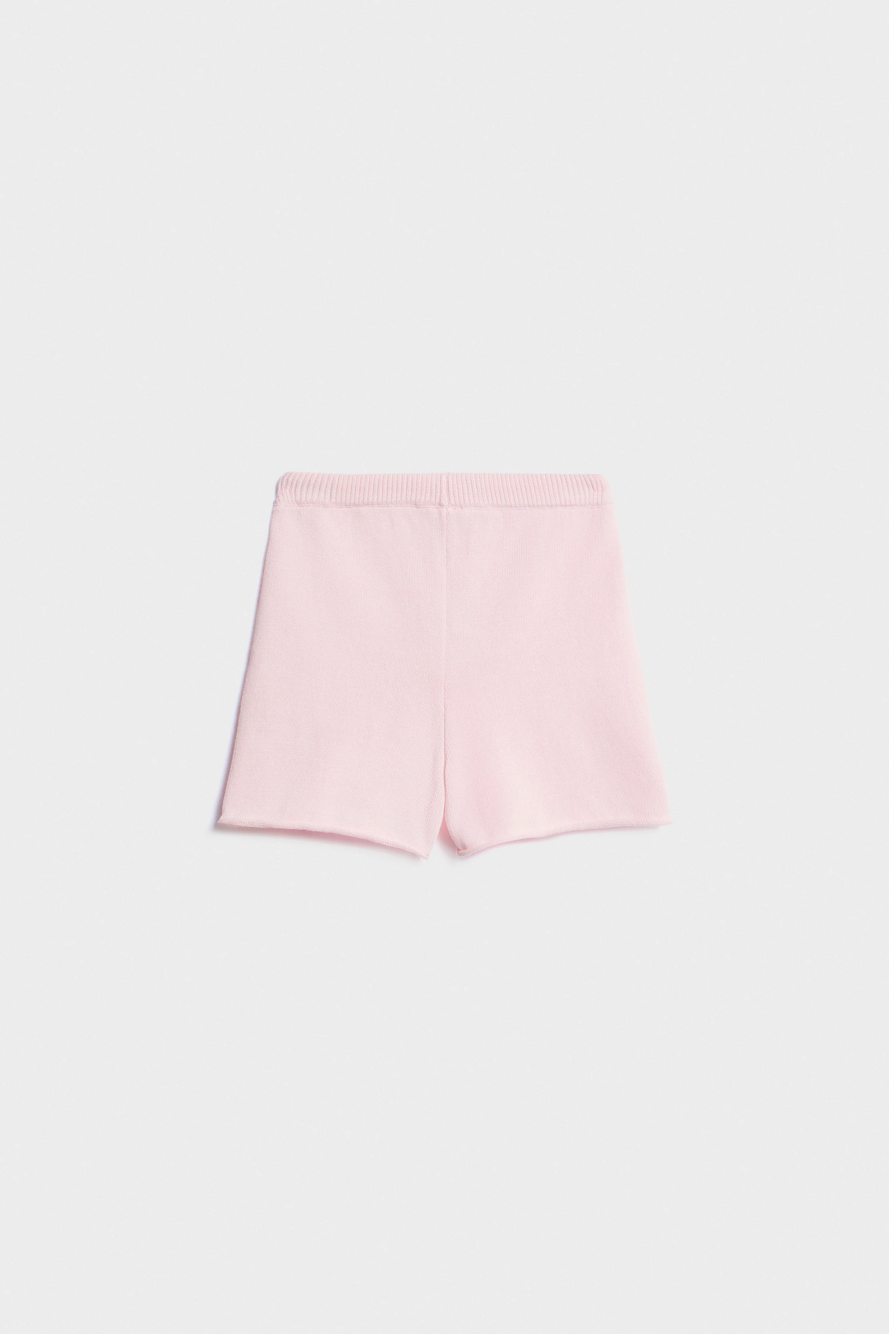 FINE-KNIT COTTON SHORTS - Image 4