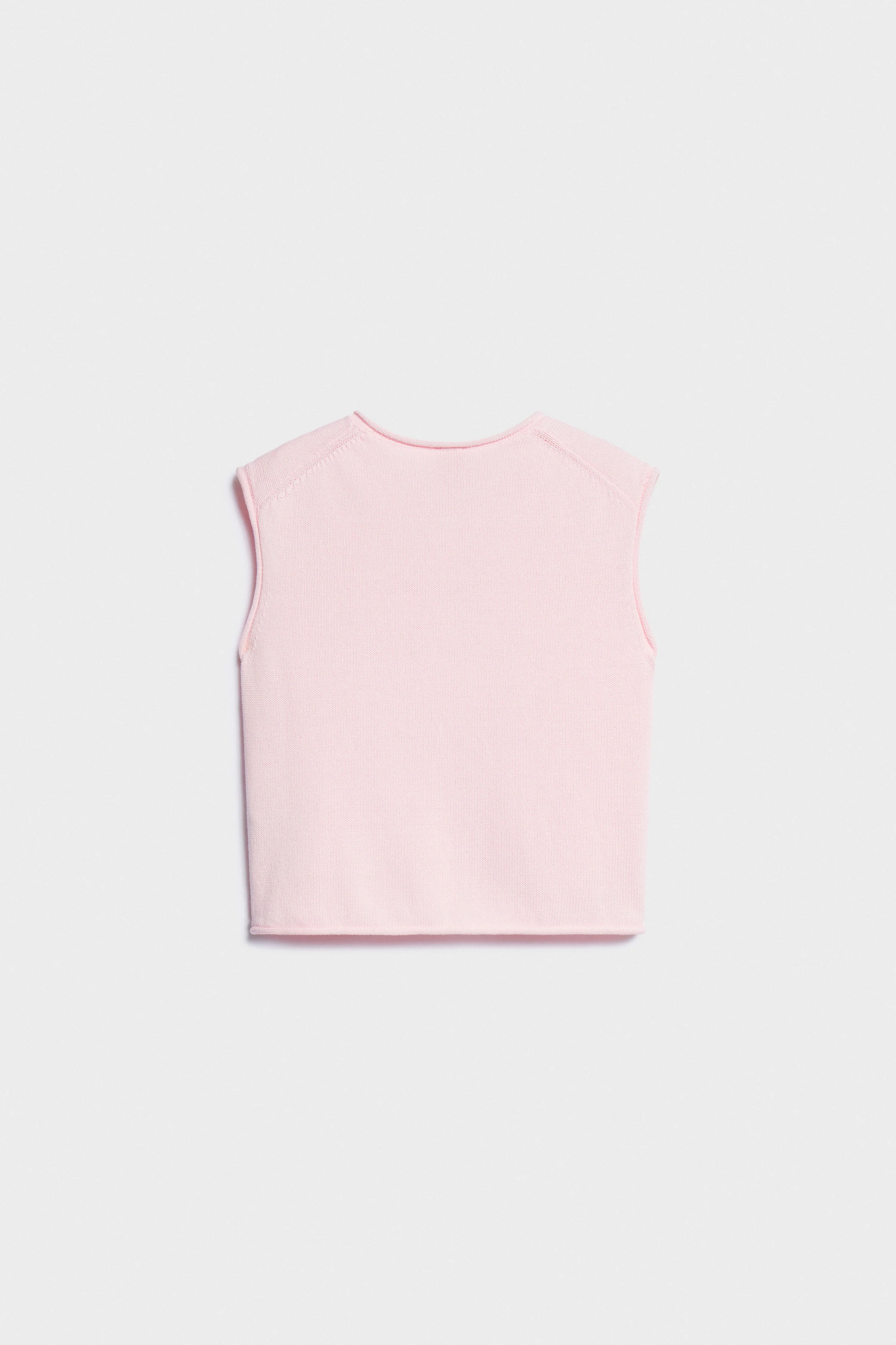 FINE-KNIT COTTON VEST - Image 6