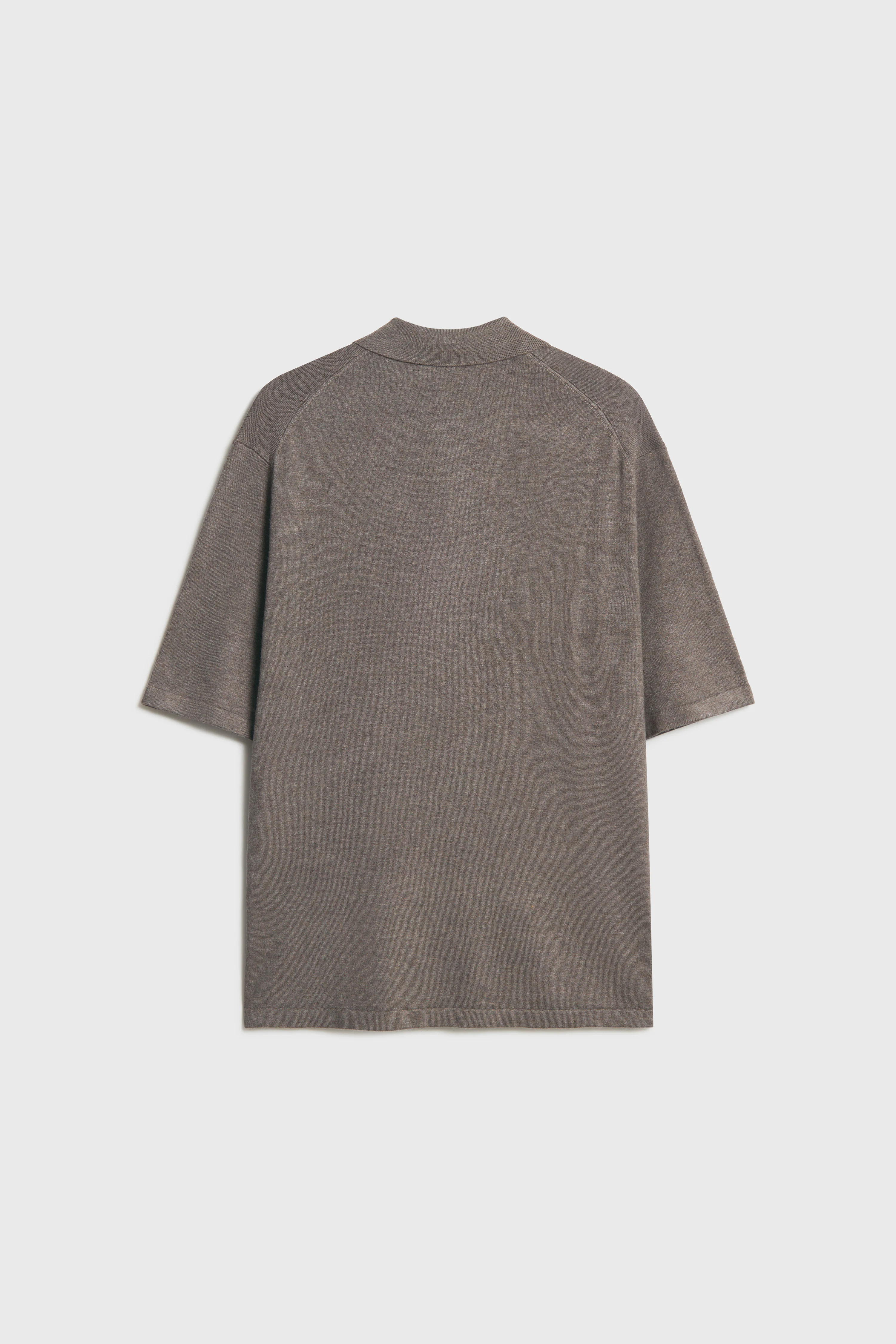 FINE-KNIT POLO JUMPER - Image 5