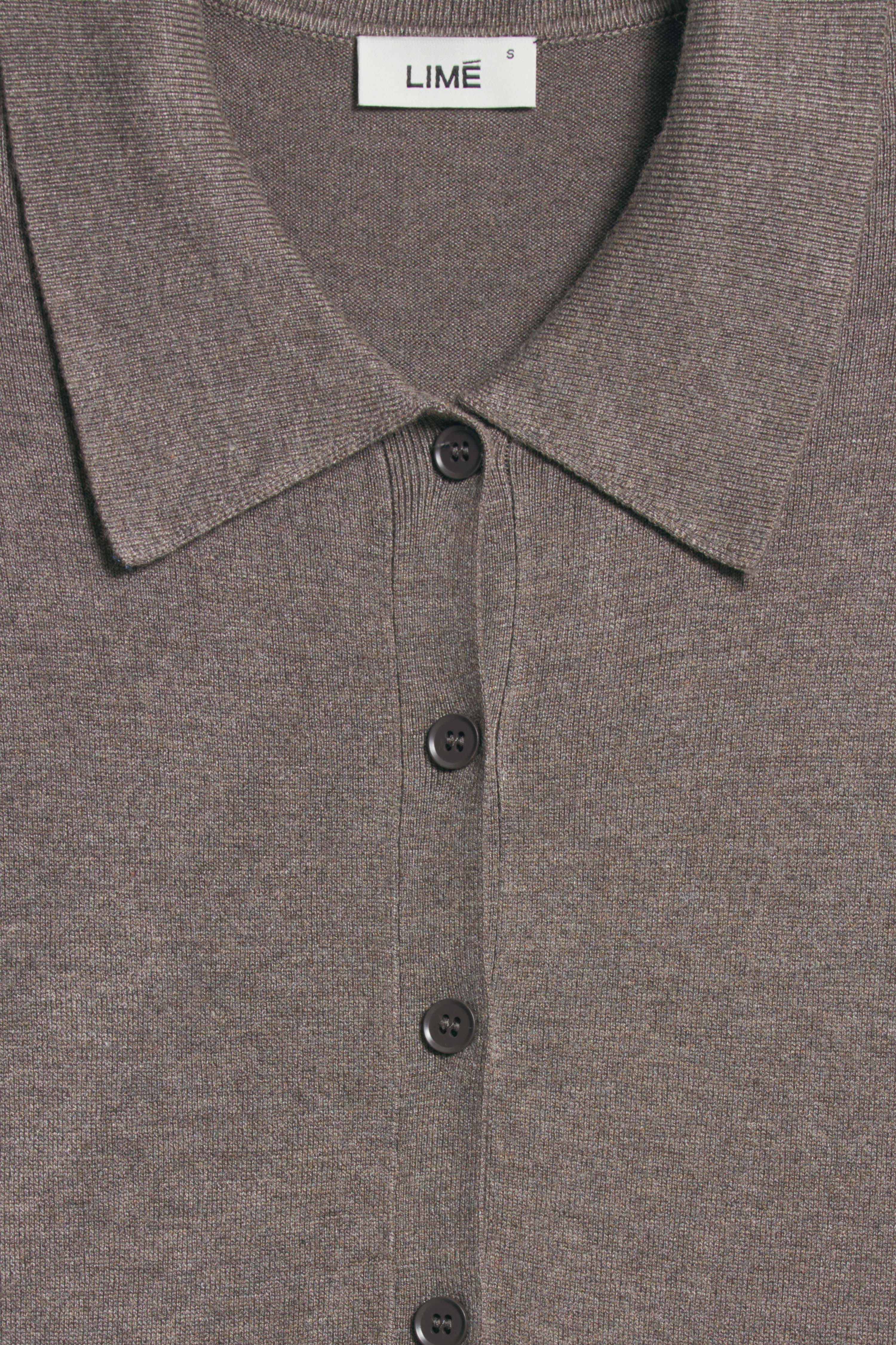 FINE-KNIT POLO JUMPER - Image 6