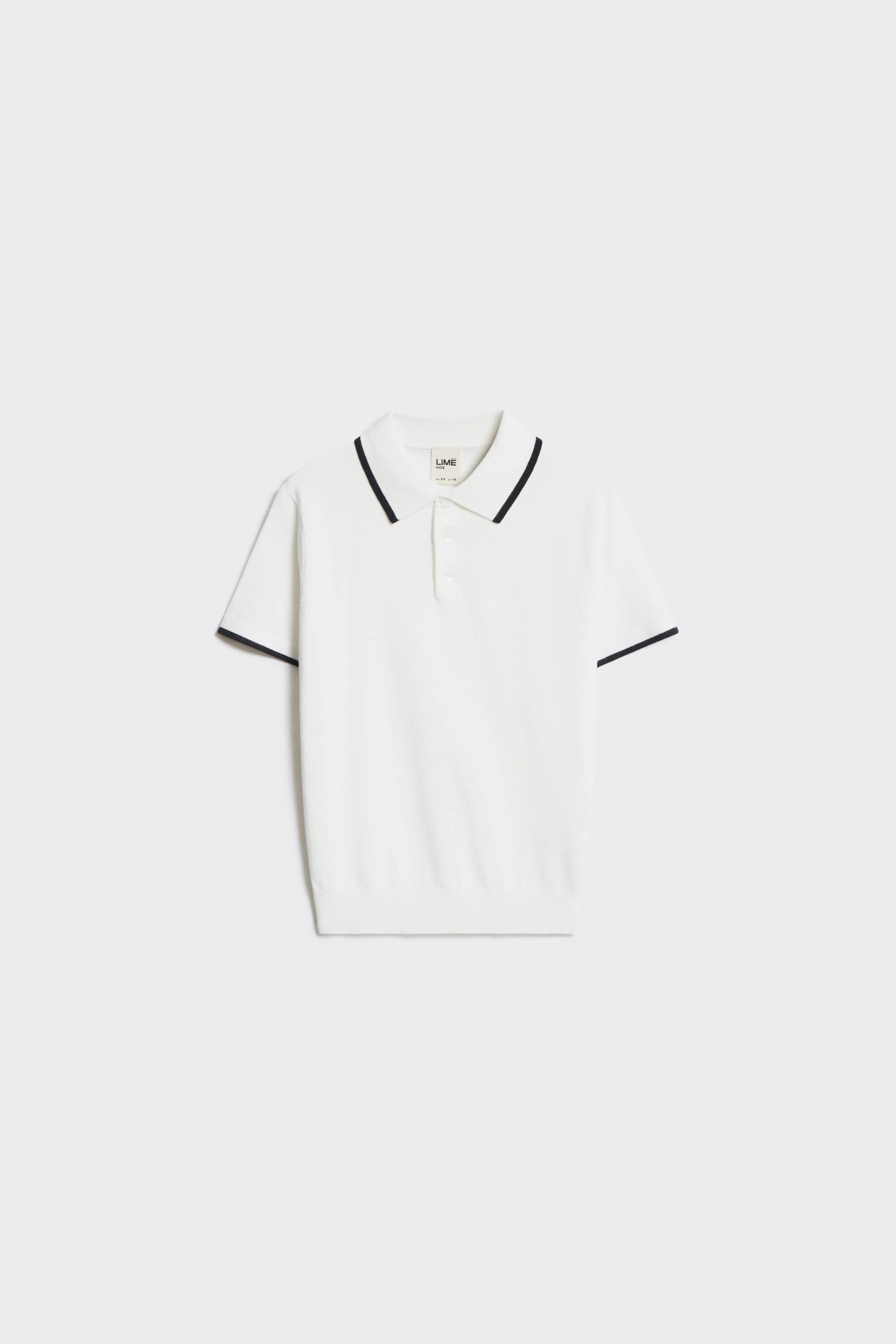 FINE-KNIT POLO JUMPER - Image 4