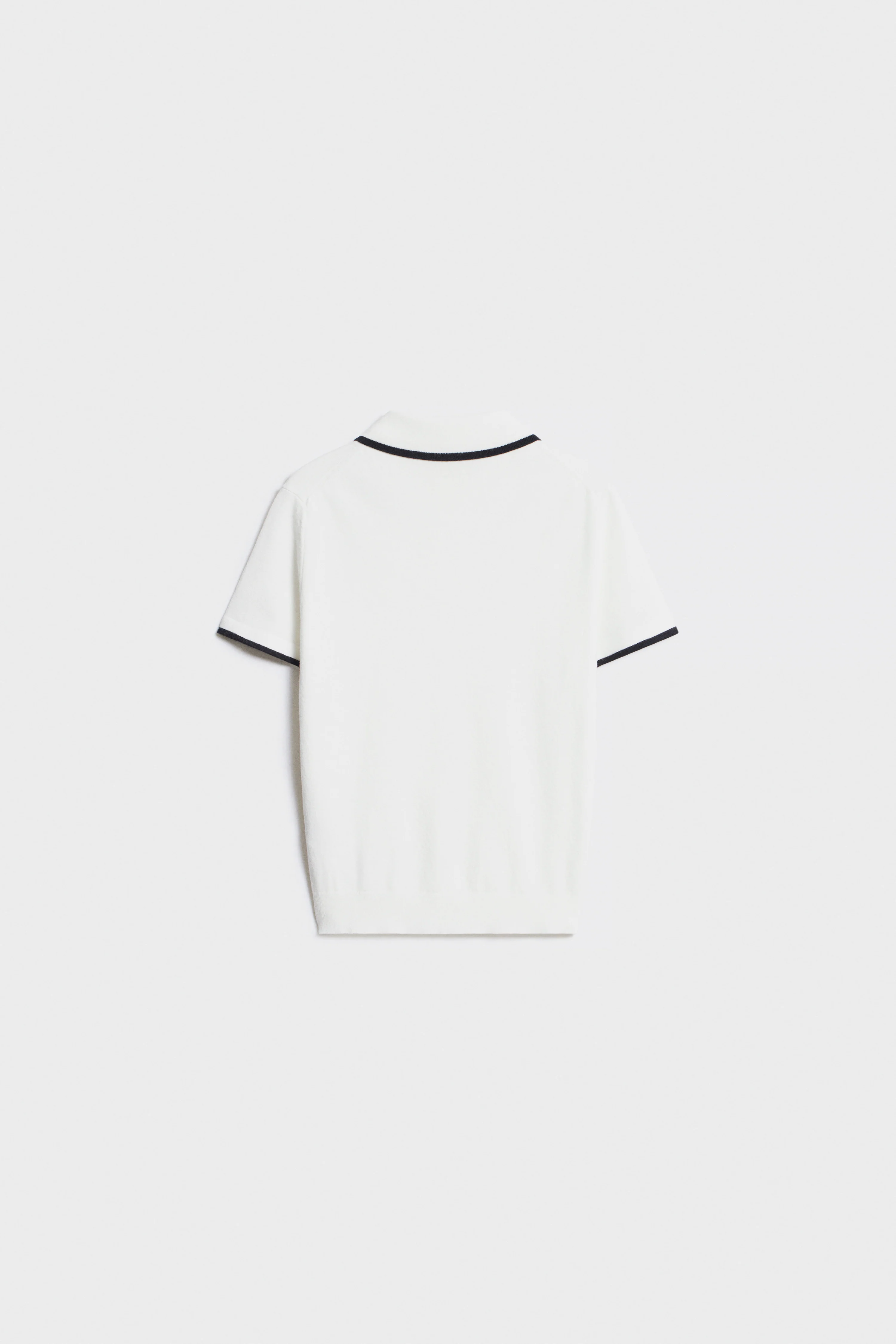 FINE-KNIT POLO JUMPER - Image 5