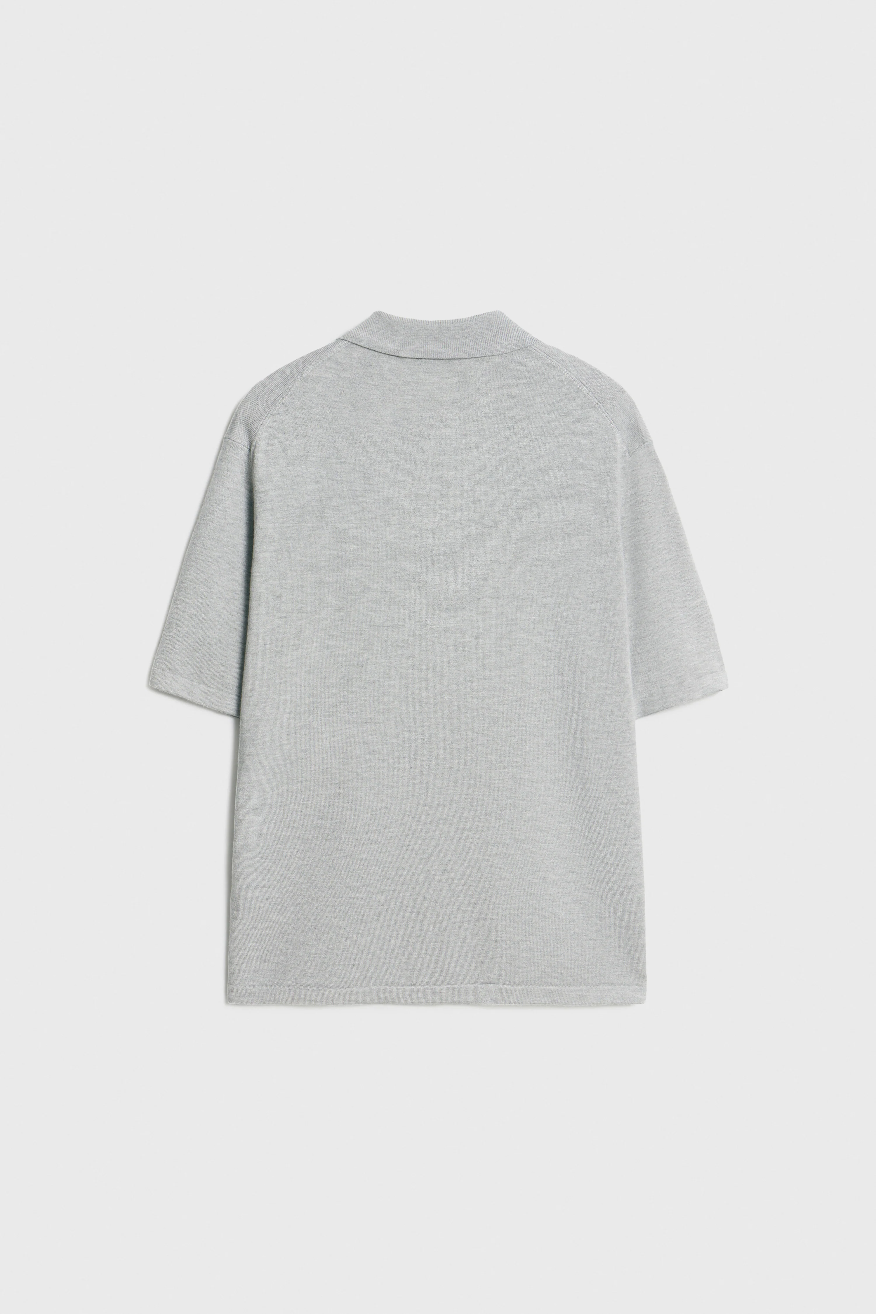 FINE-KNIT POLO JUMPER - Image 7