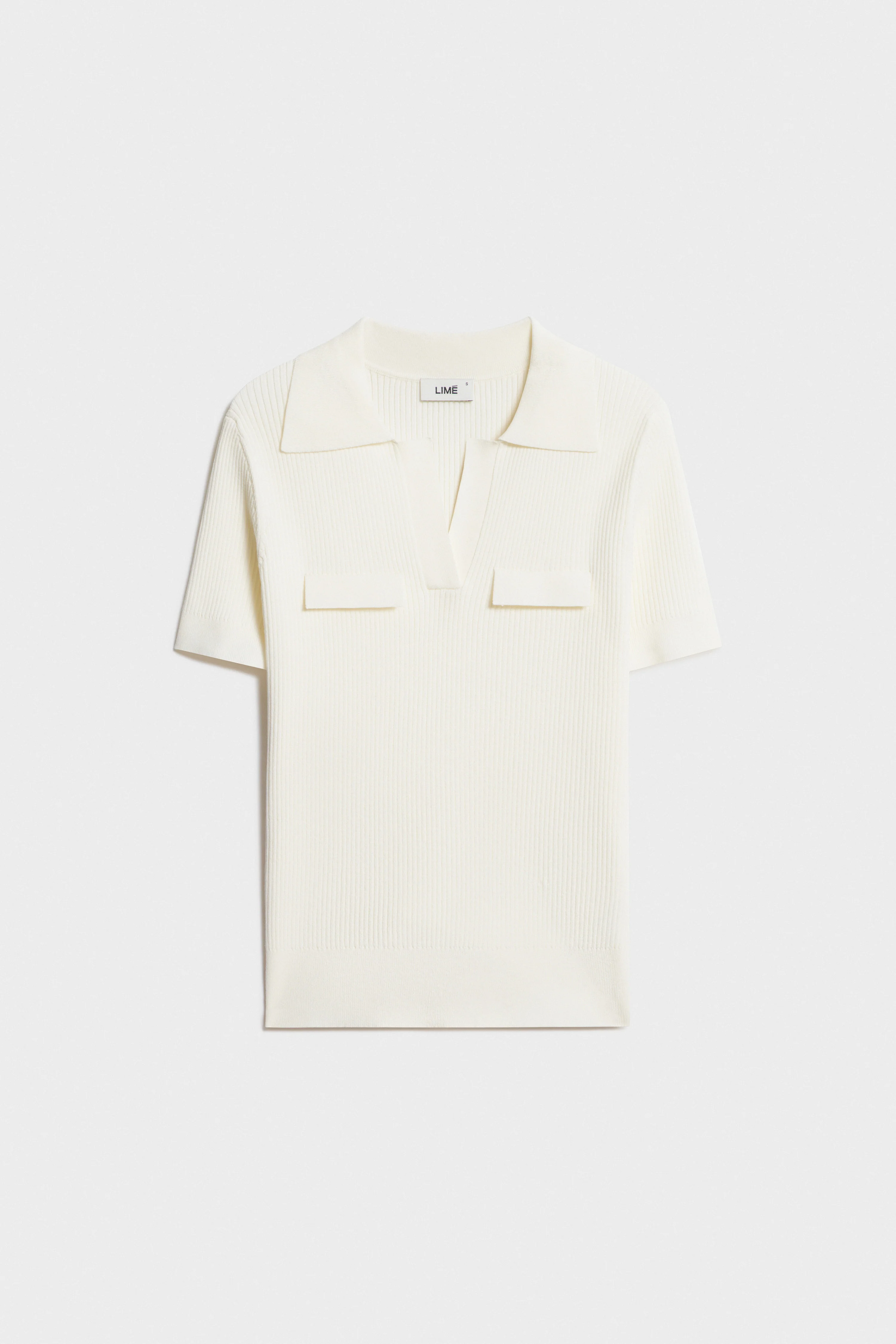 FINE-KNIT POLO SWEATER - Image 4