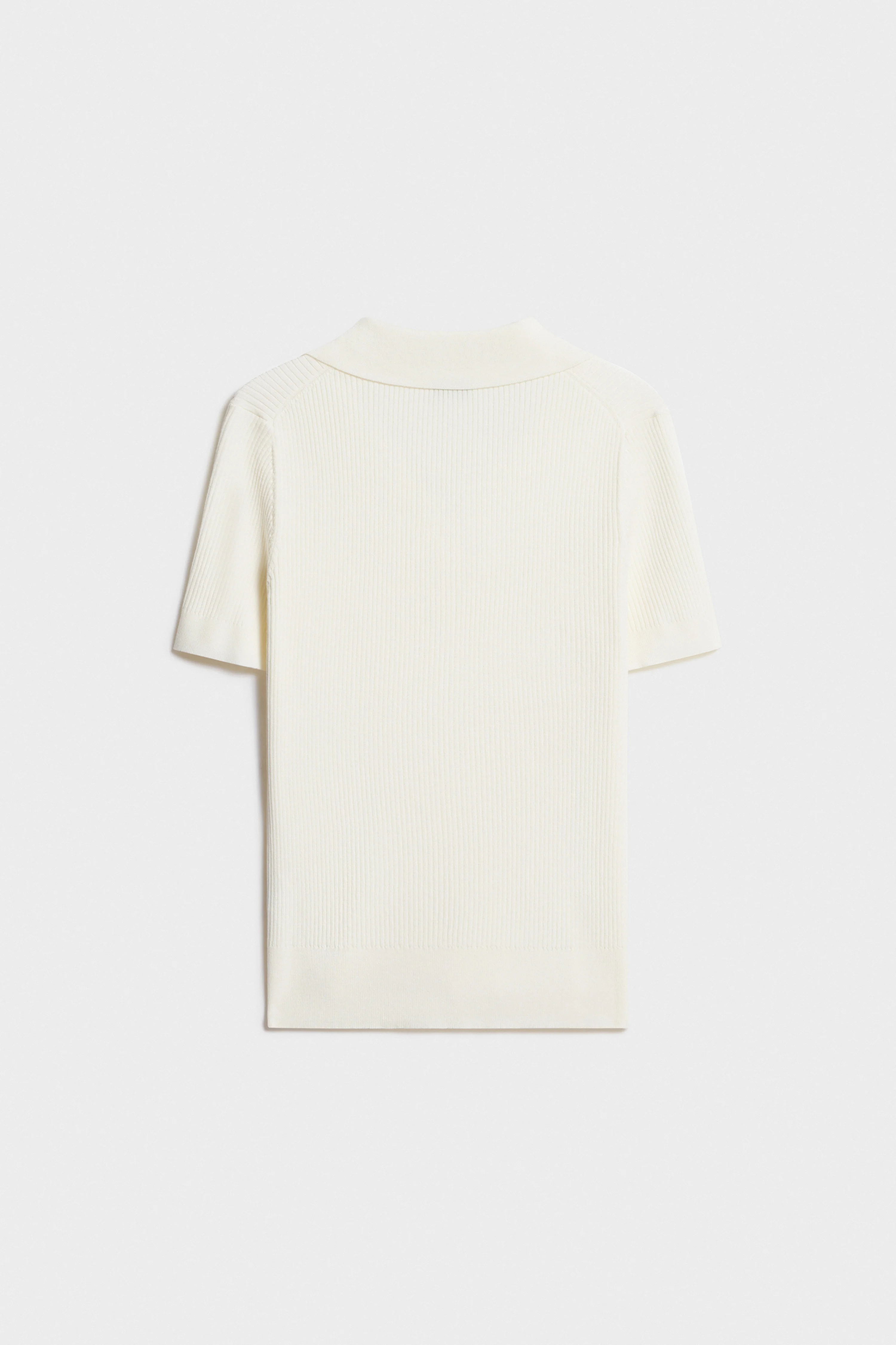 FINE-KNIT POLO SWEATER - Image 5